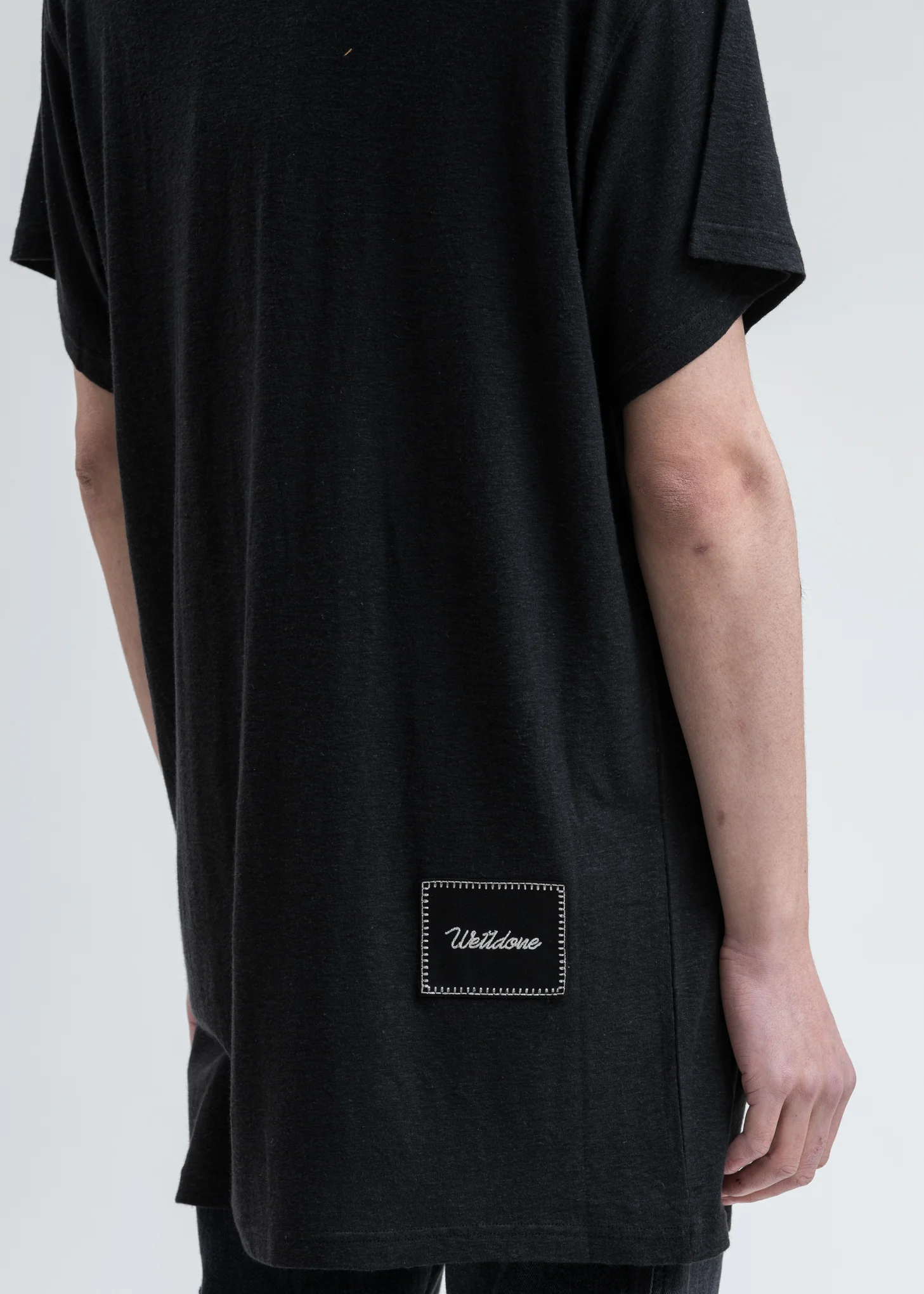 Black We11done Girl Long T-Shirt - Image 5