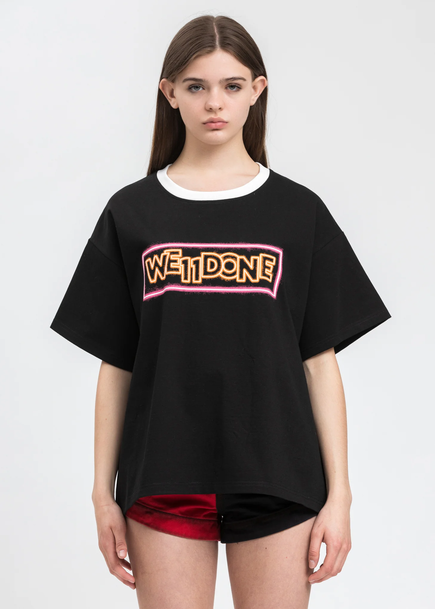 Black WE11DONE Graphic T-Shirt