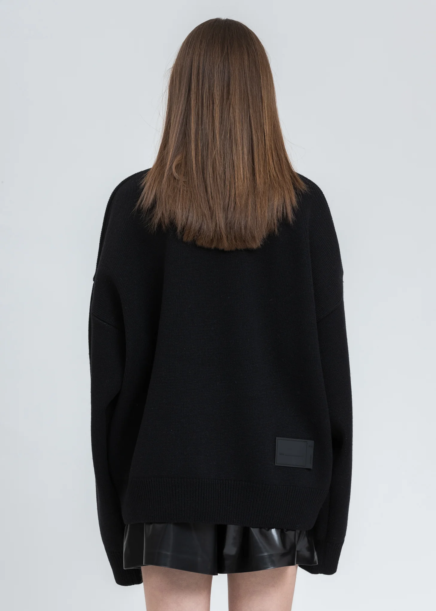 Black WE11DONE Jacquard Sweater - Image 4