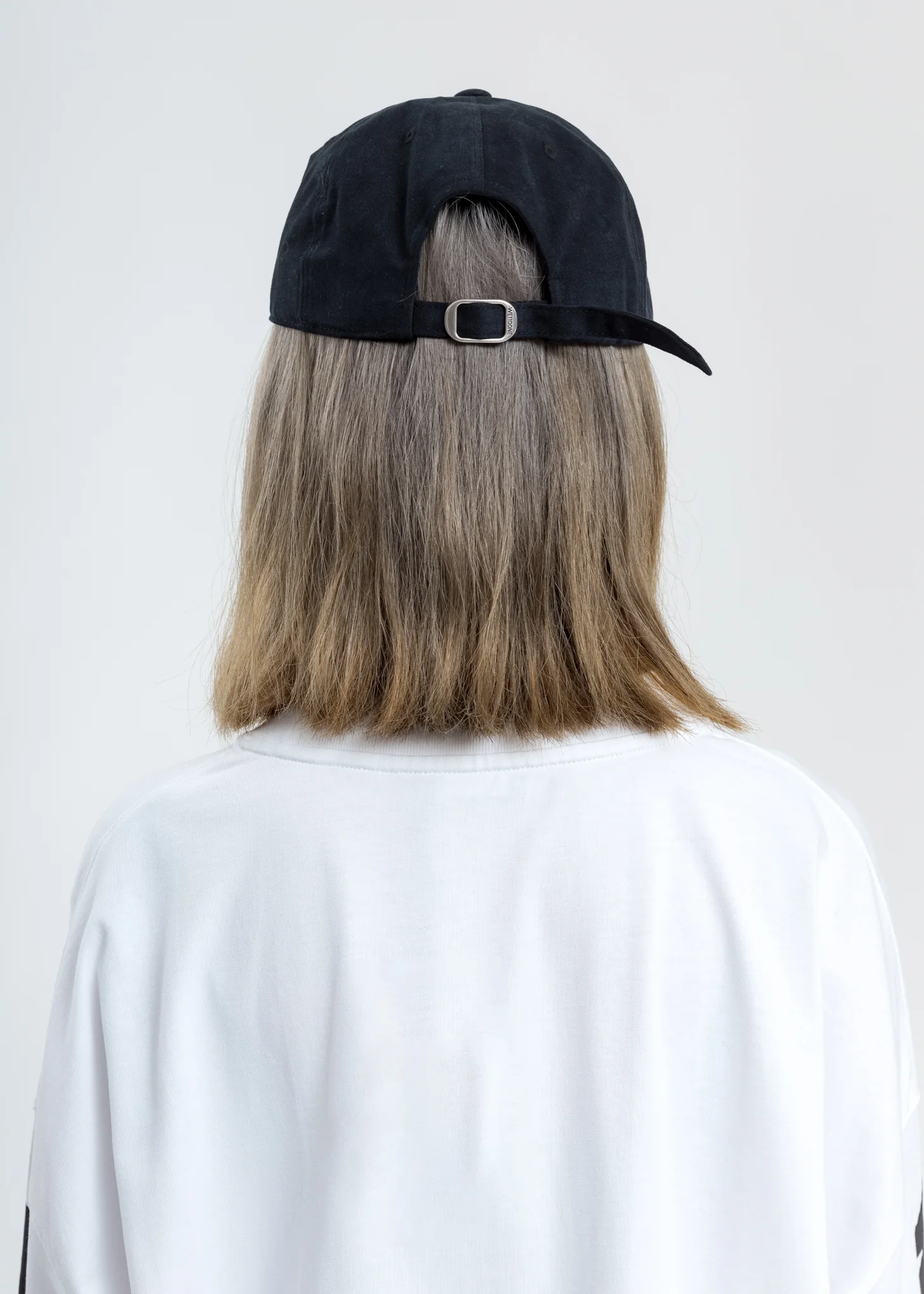 Black WE11DONE Logo Cap - Image 3