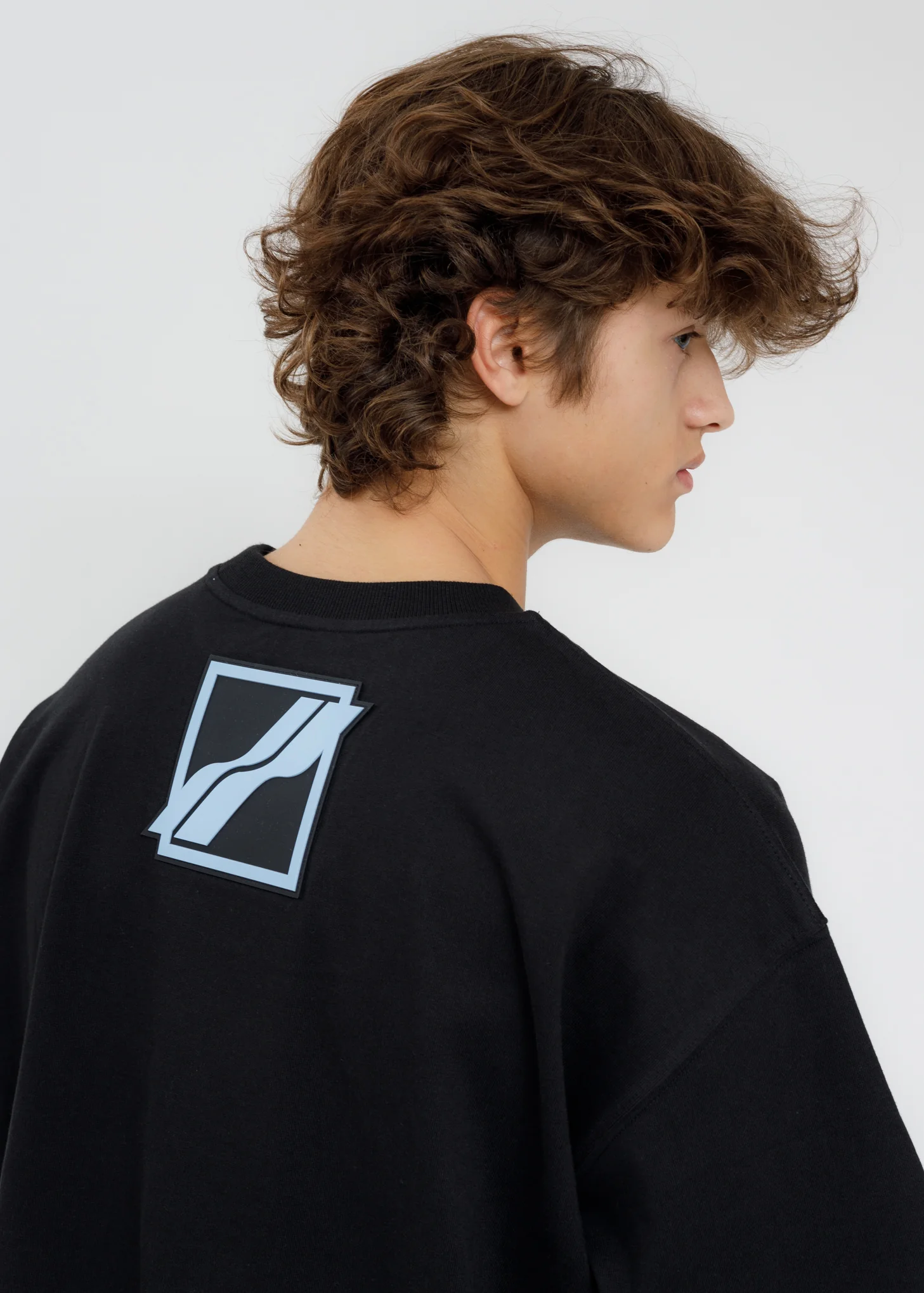 Black WE11DONE Back Logo T-Shirt - Image 2