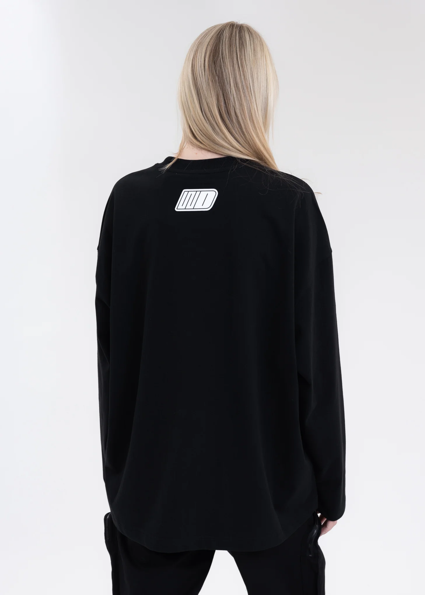 BLACK WE11DONE RAINBOW FRONT LONG-SLEEVED T-SHIRT - Image 2