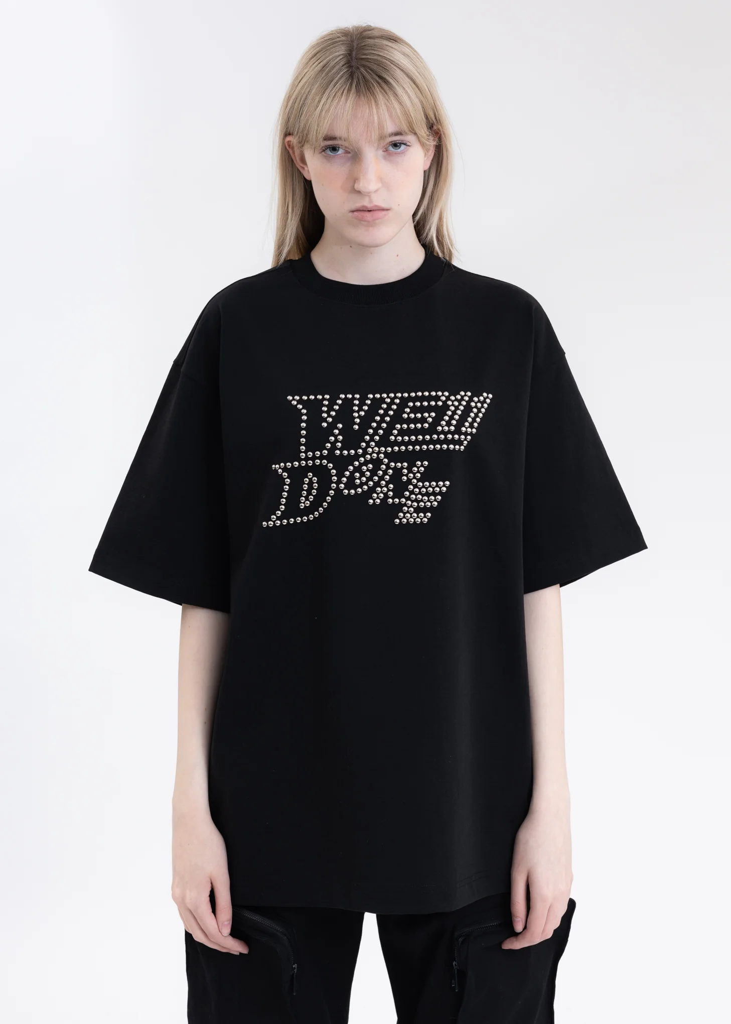 BLACK WE1DONE NEW LOGO T-SHIRT