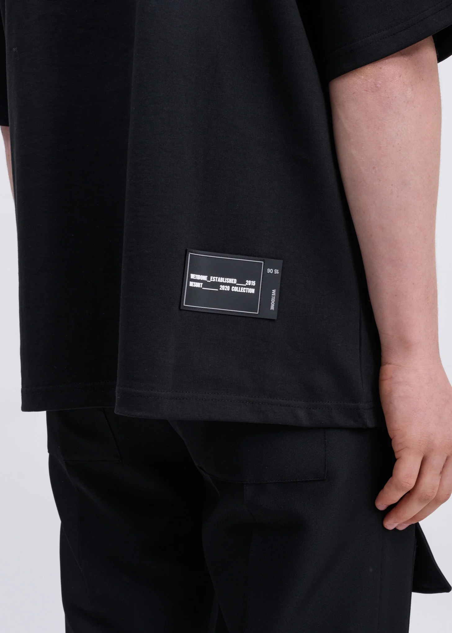 Charcoal WELLDONE Front Logo T-Shirt - Image 4
