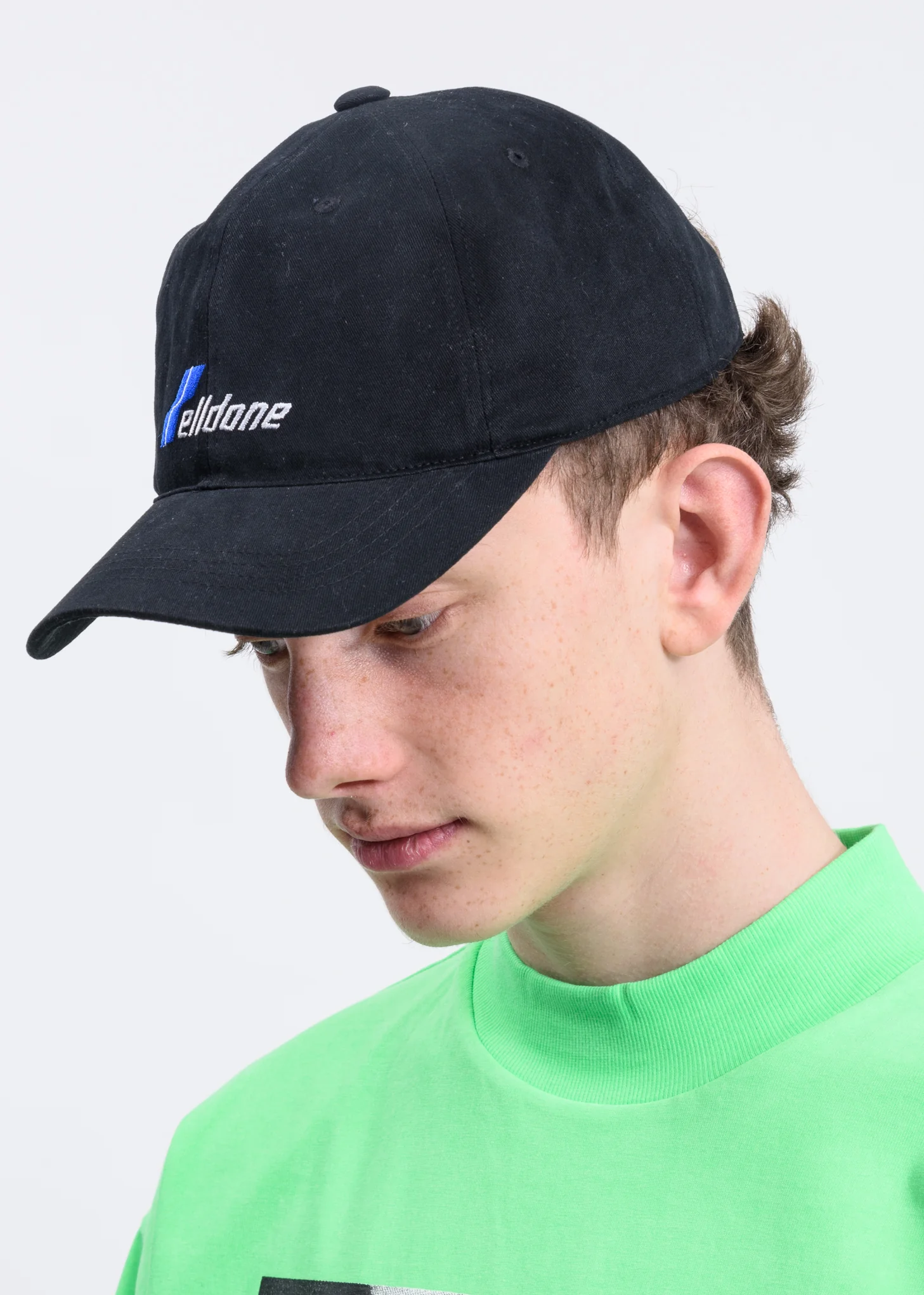 Black WELLDONE Logo Cap