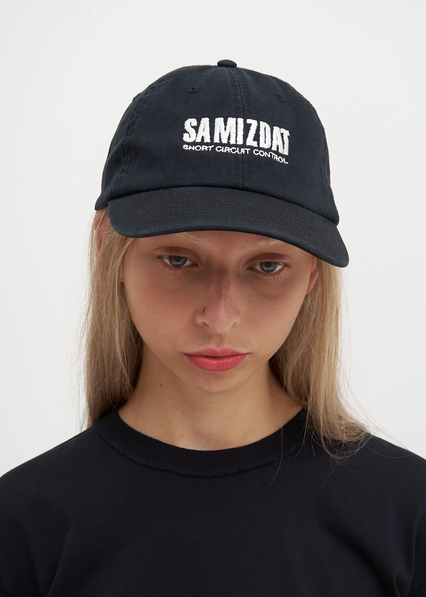 Black White Short Circuit Cap - Image 3