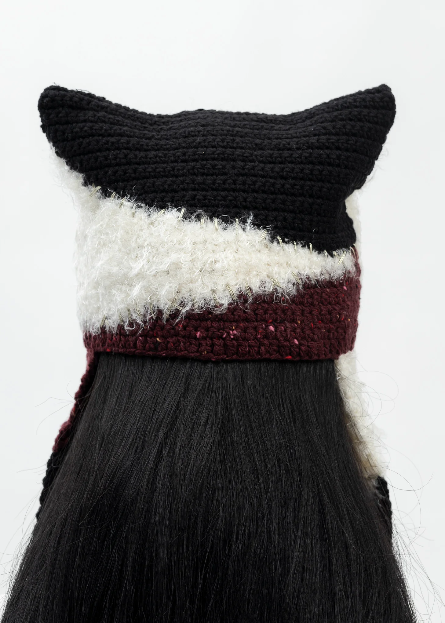 BLACK WHO KILLED BAMBI HAND KNIT BEANIE - Image 3