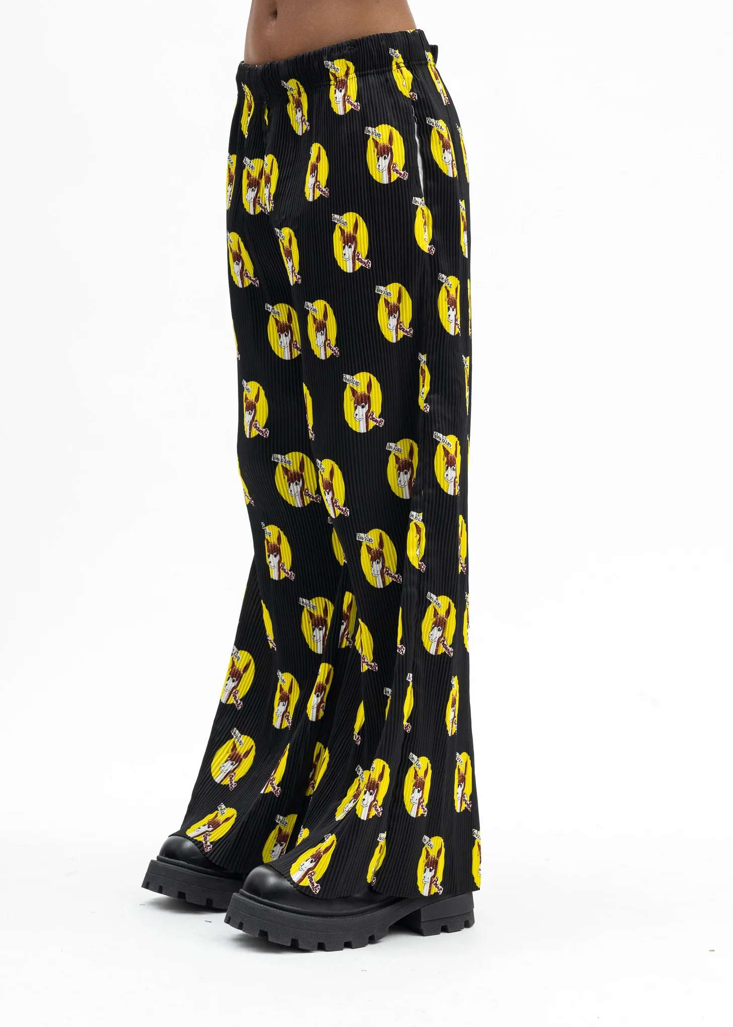 BLACK WHO KILLED BAMBI PLEATED PANTS - Image 2