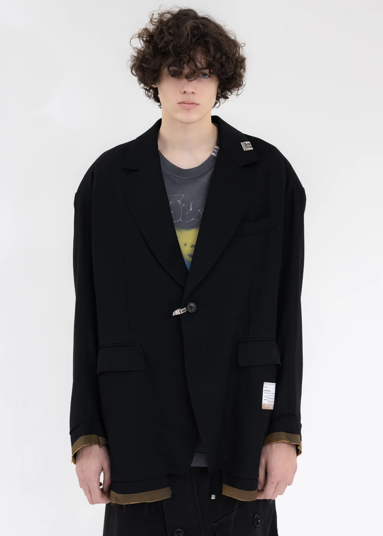 Black Wide Back Blazer