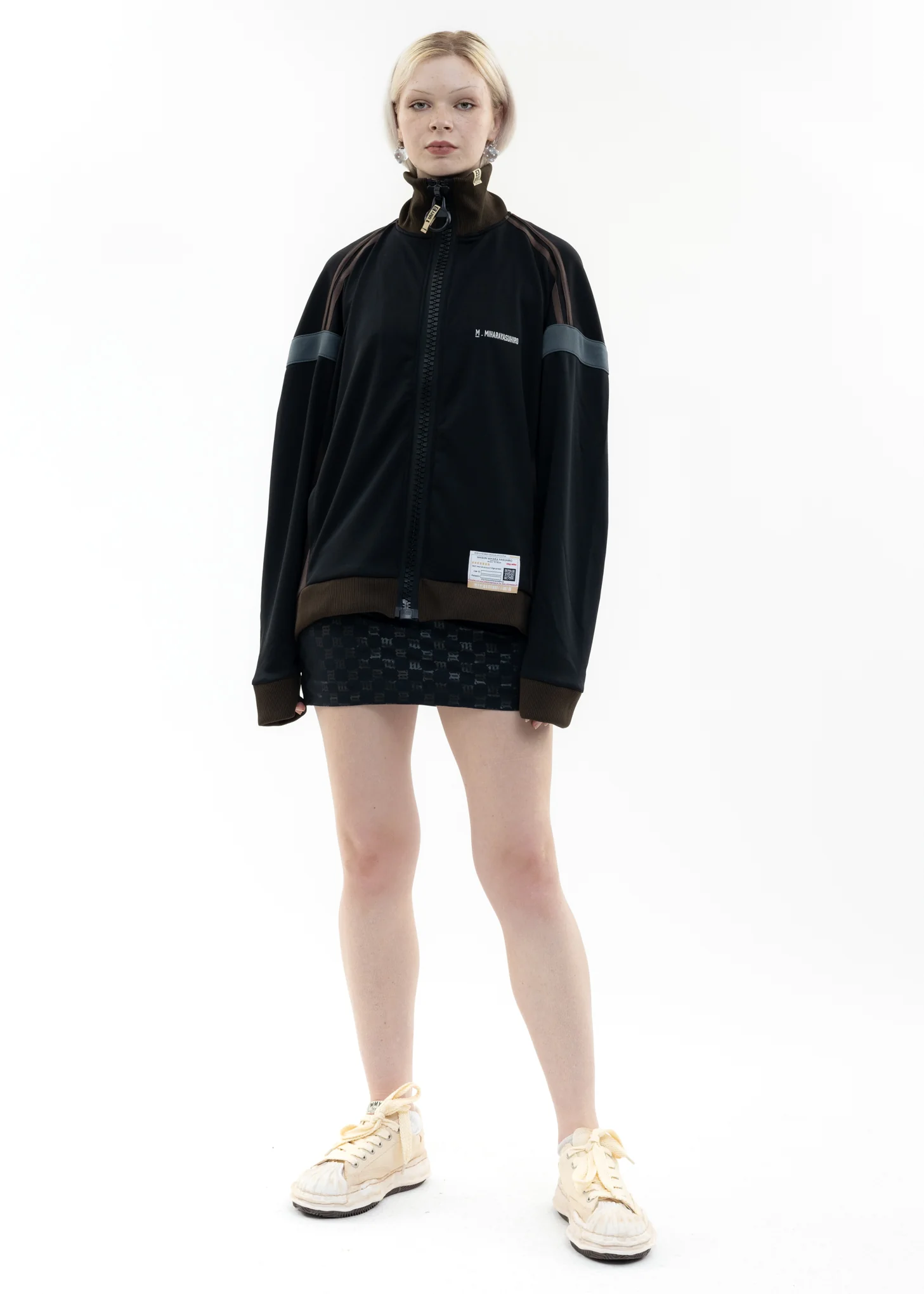 Black Wide Back Track Jacket - Image 6