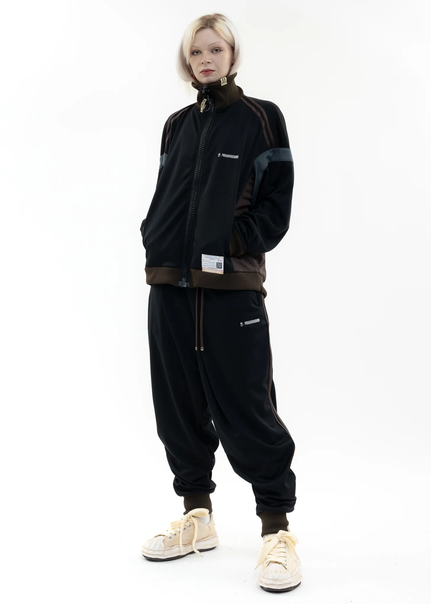 Black Wide Back Track Jacket - Image 8