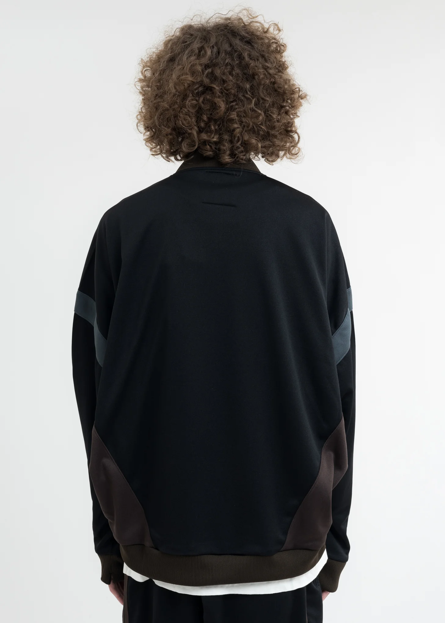 Black Wide Back Track Jacket - Image 3