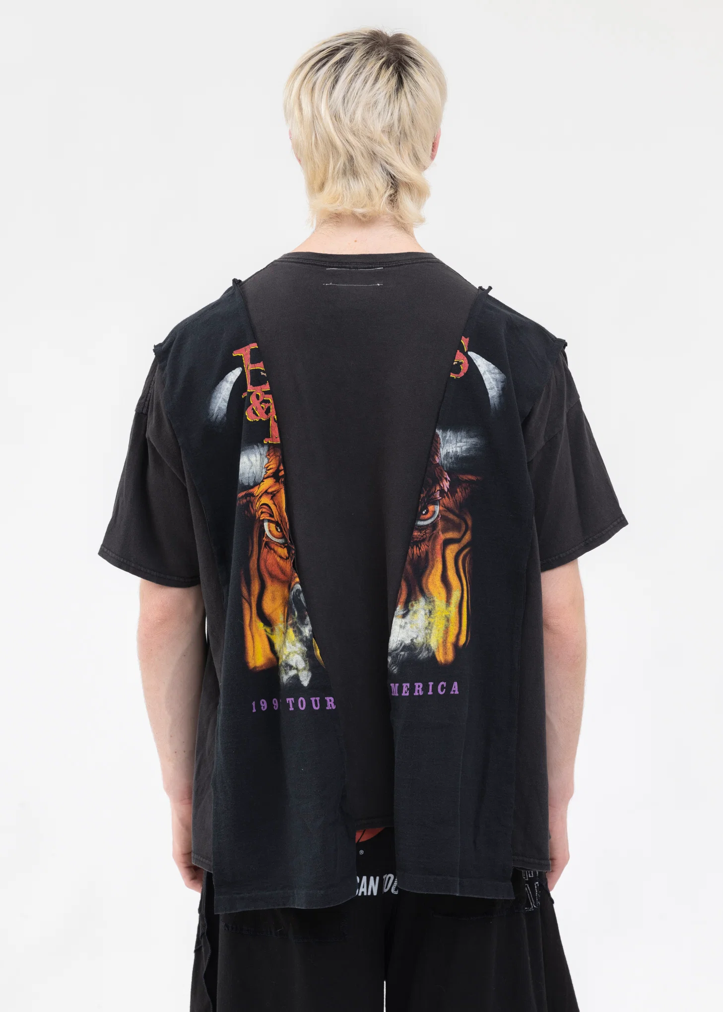 Black Wide Band Tee - Style 3 - Image 2
