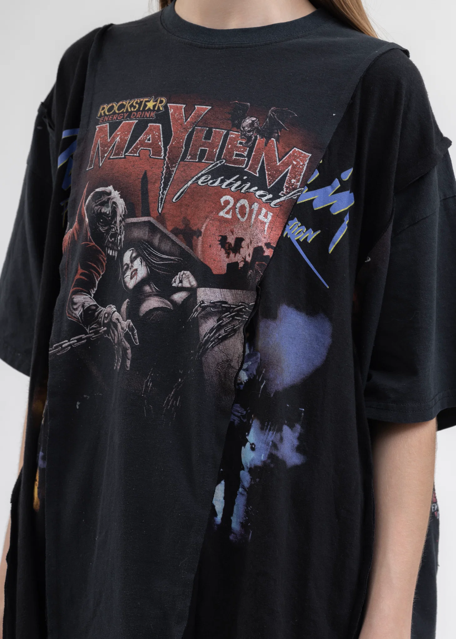 Black Wide Band Tee - Style 1 - Image 4