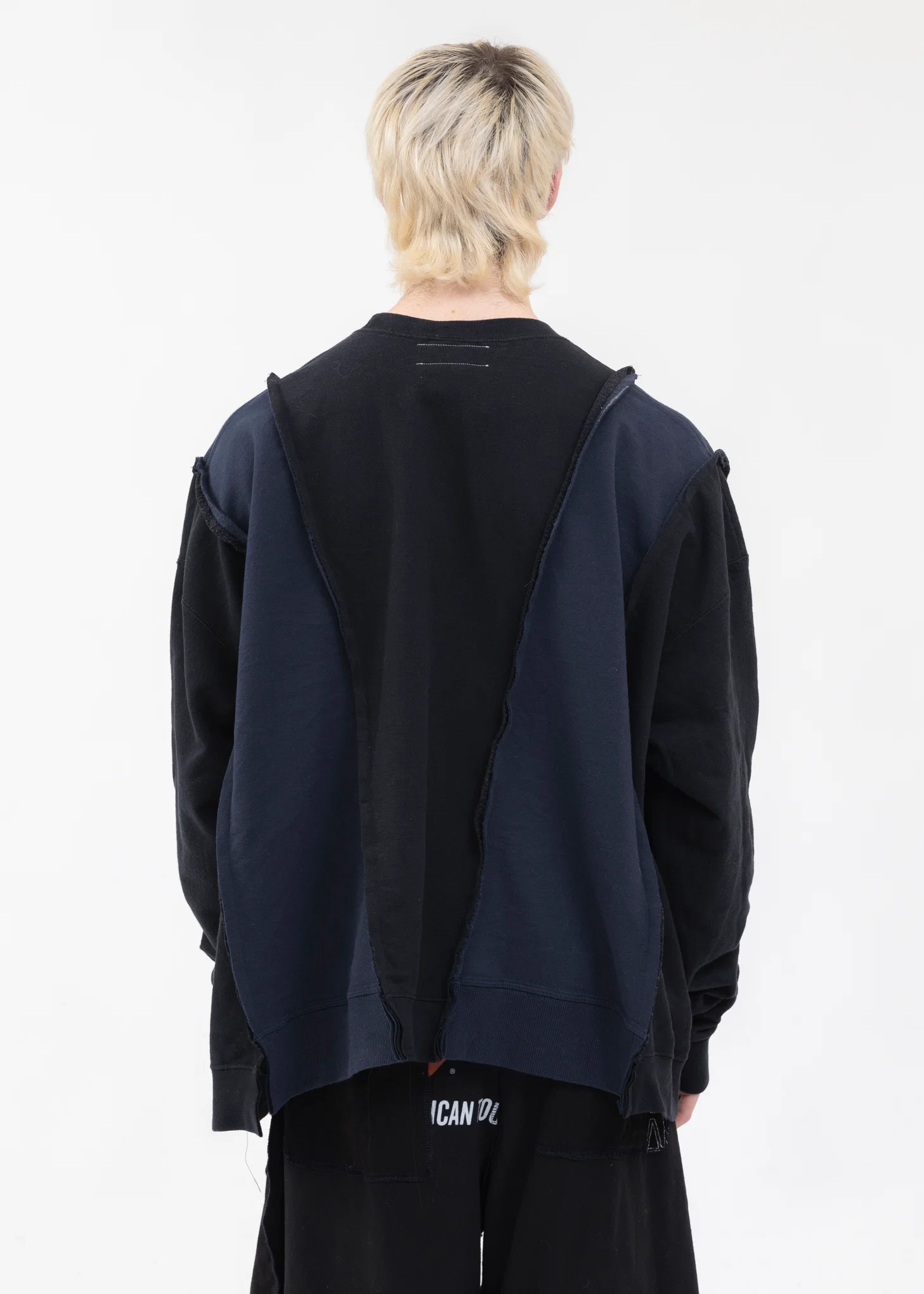 Black Wide Champ Sweat -Style 1 - Image 4