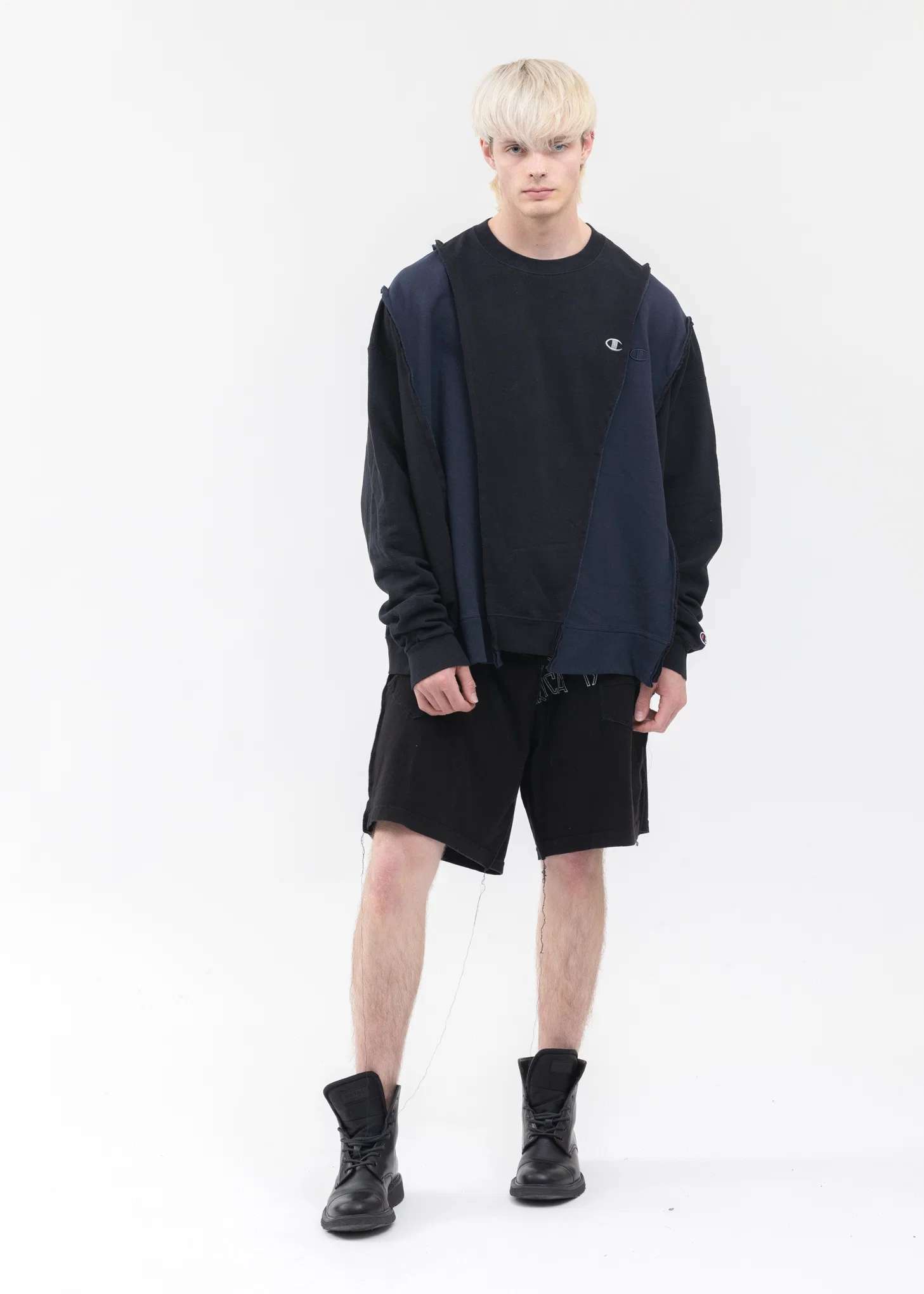 Black Wide Champ Sweat -Style 1 - Image 5