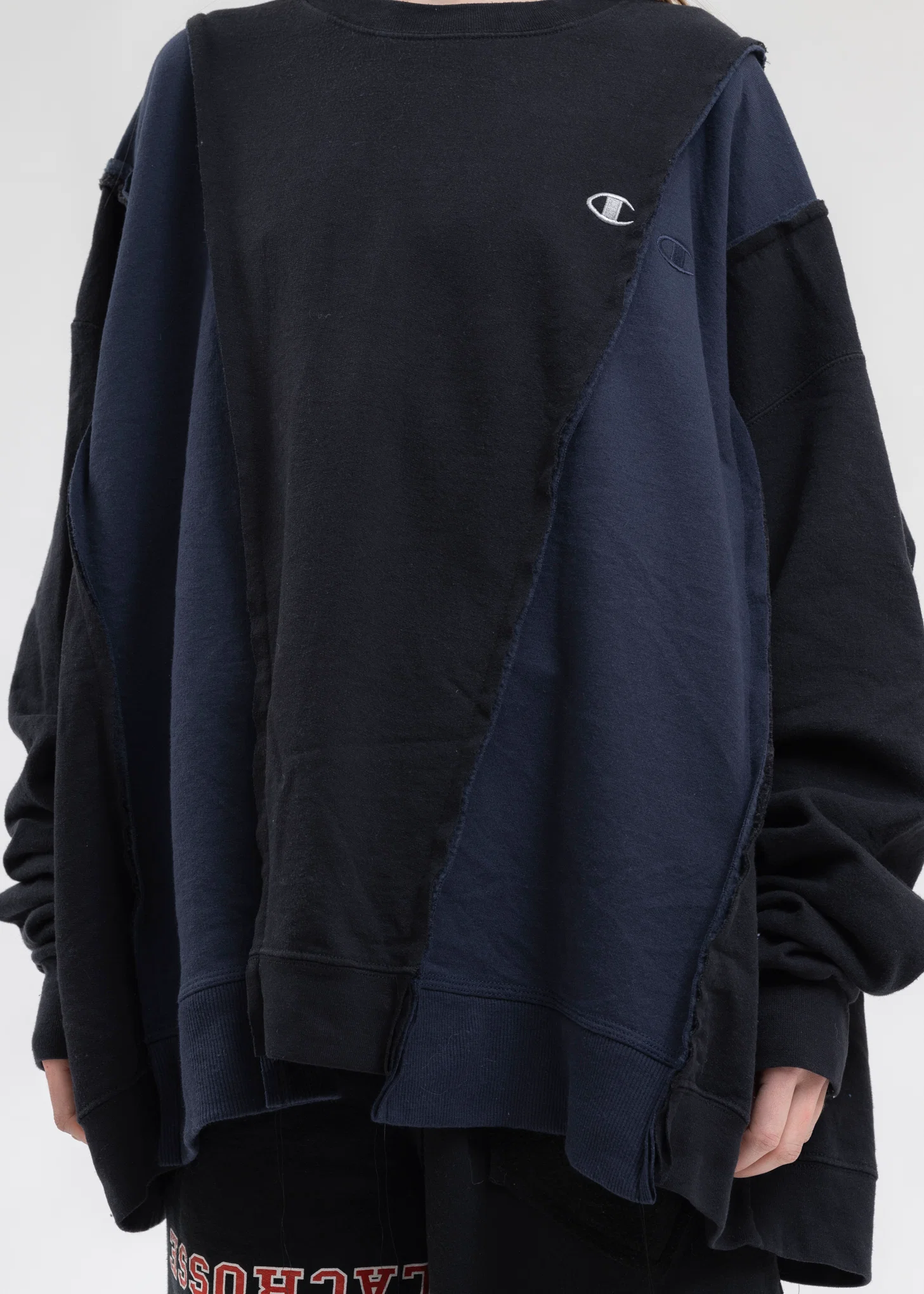 Black Wide Champ Sweat -Style 2 - Image 4