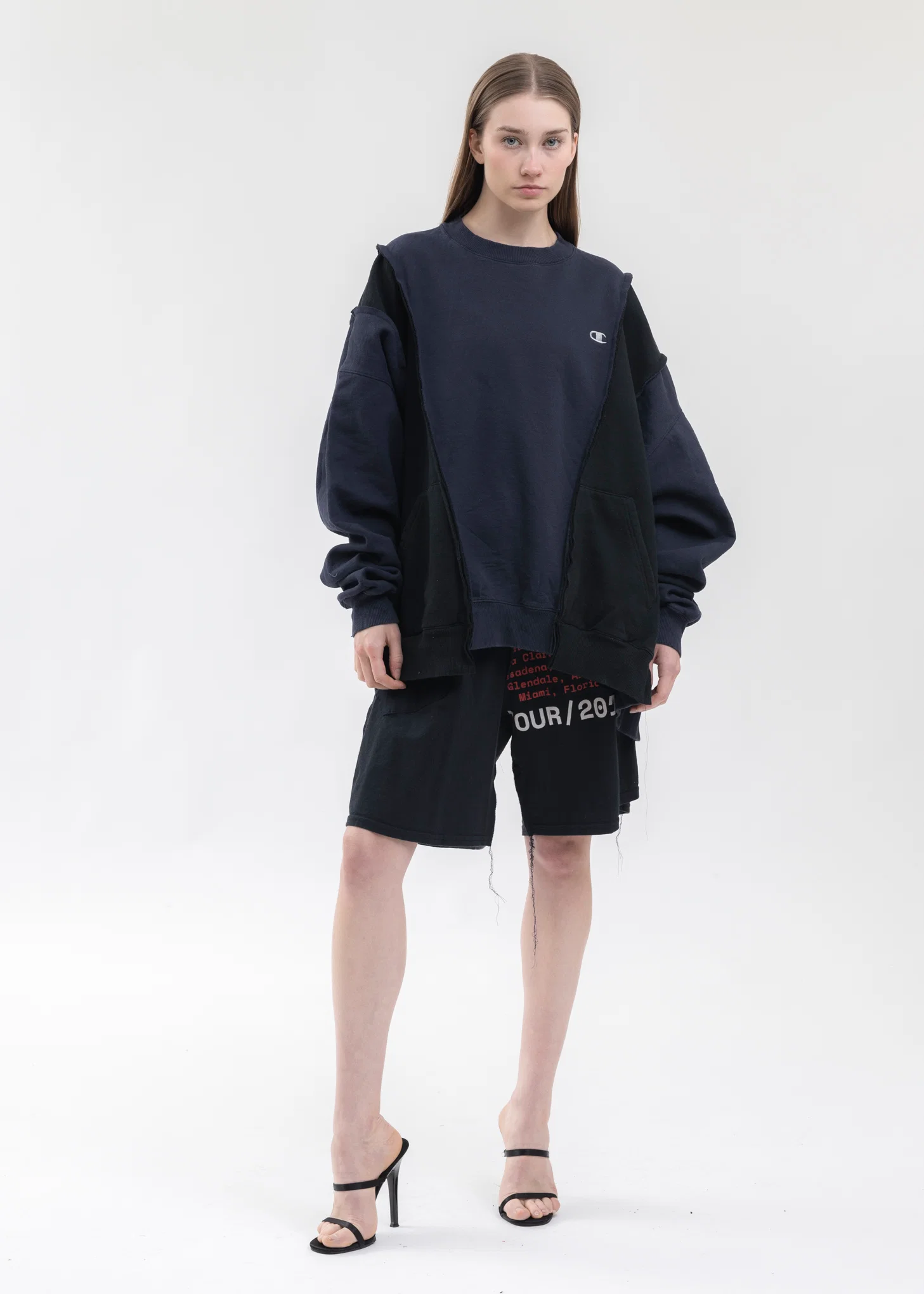 Black Wide Champ Sweat -Style 3 - Image 5