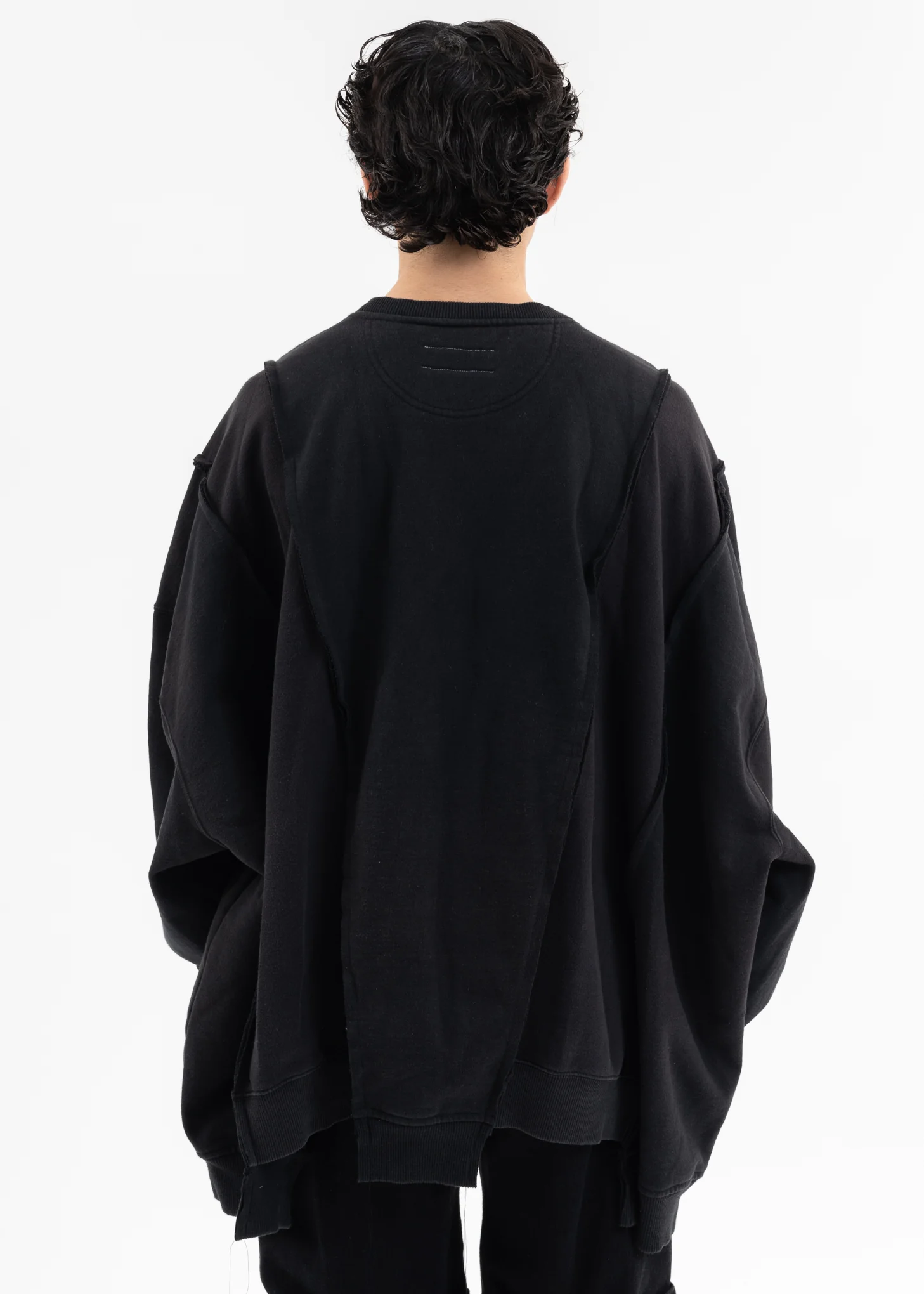Black Wide Champ Sweat -Style E - Image 3