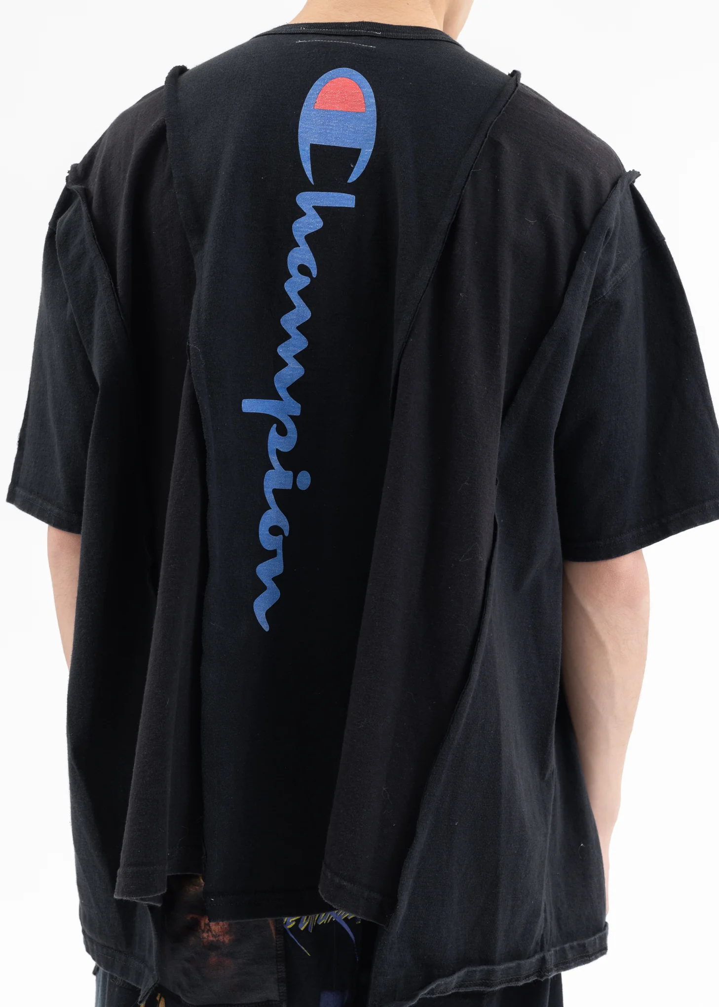 Black Wide Champ Tee -Style E - Image 2