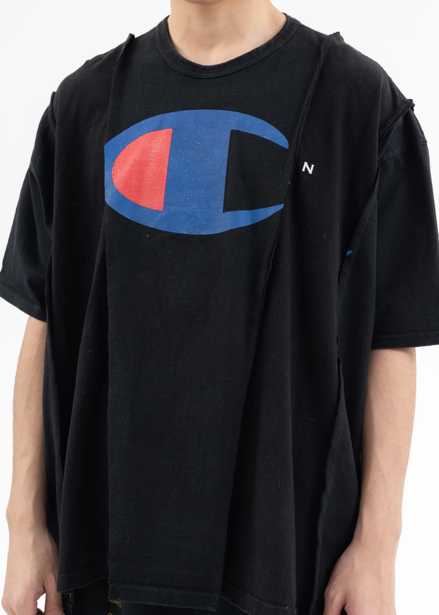 Black Wide Champ Tee -Style E - Image 5