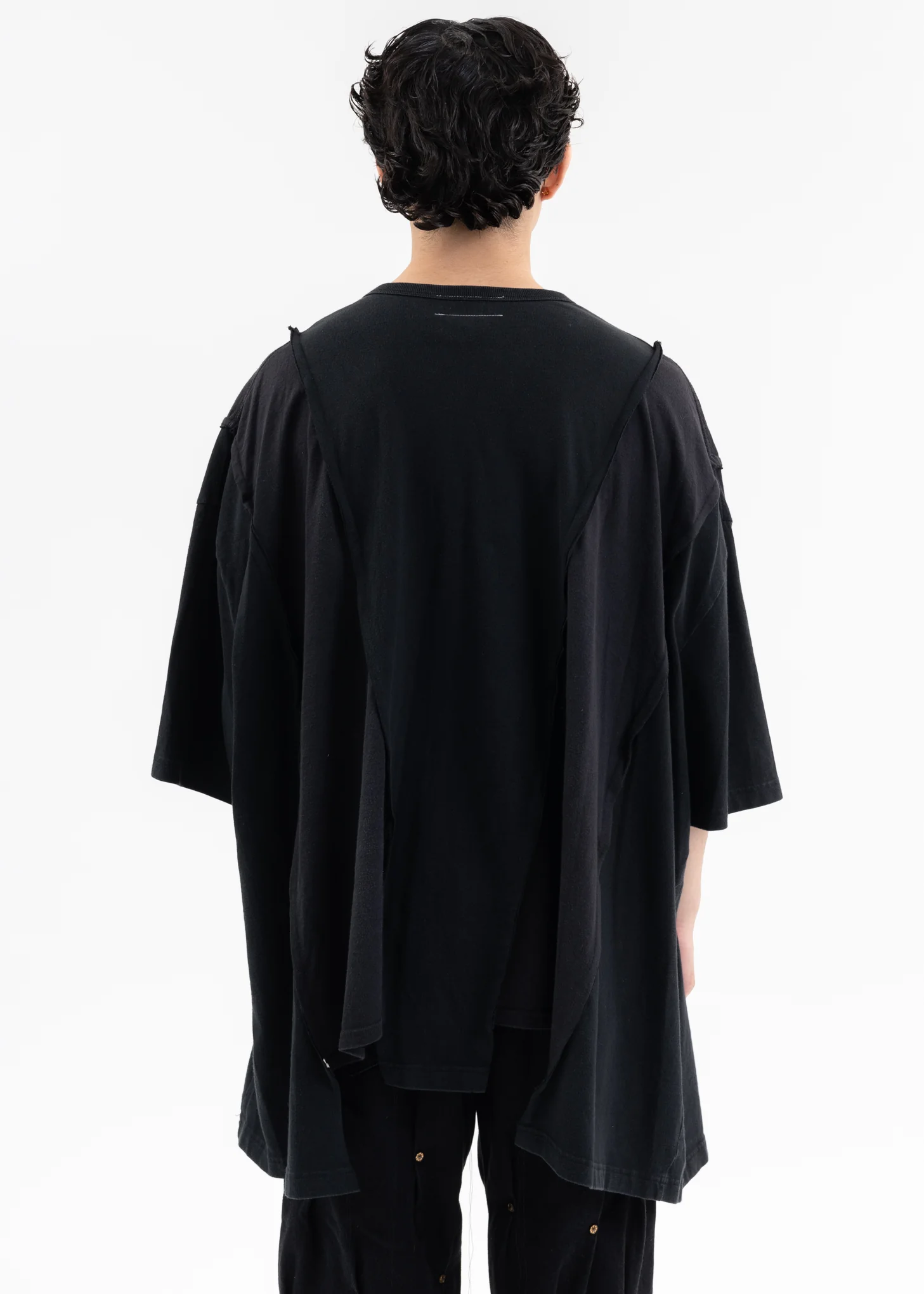Black Wide Champ Tee -Style F - Image 4