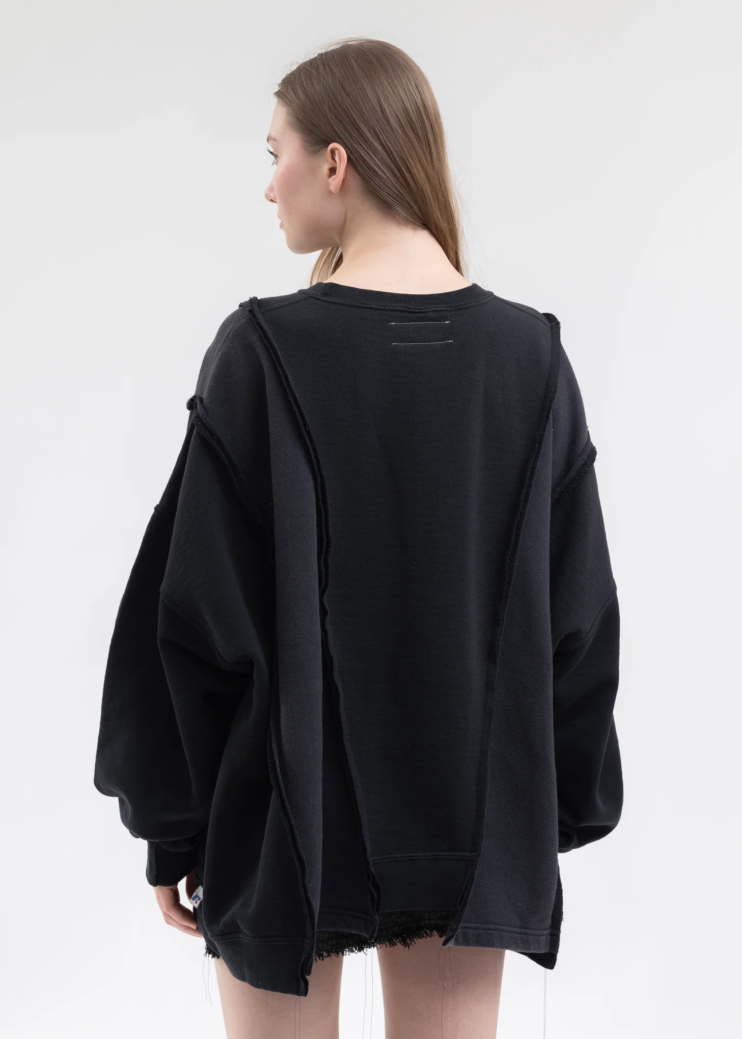 Black Wide College Sweat -Style 2 - Image 3