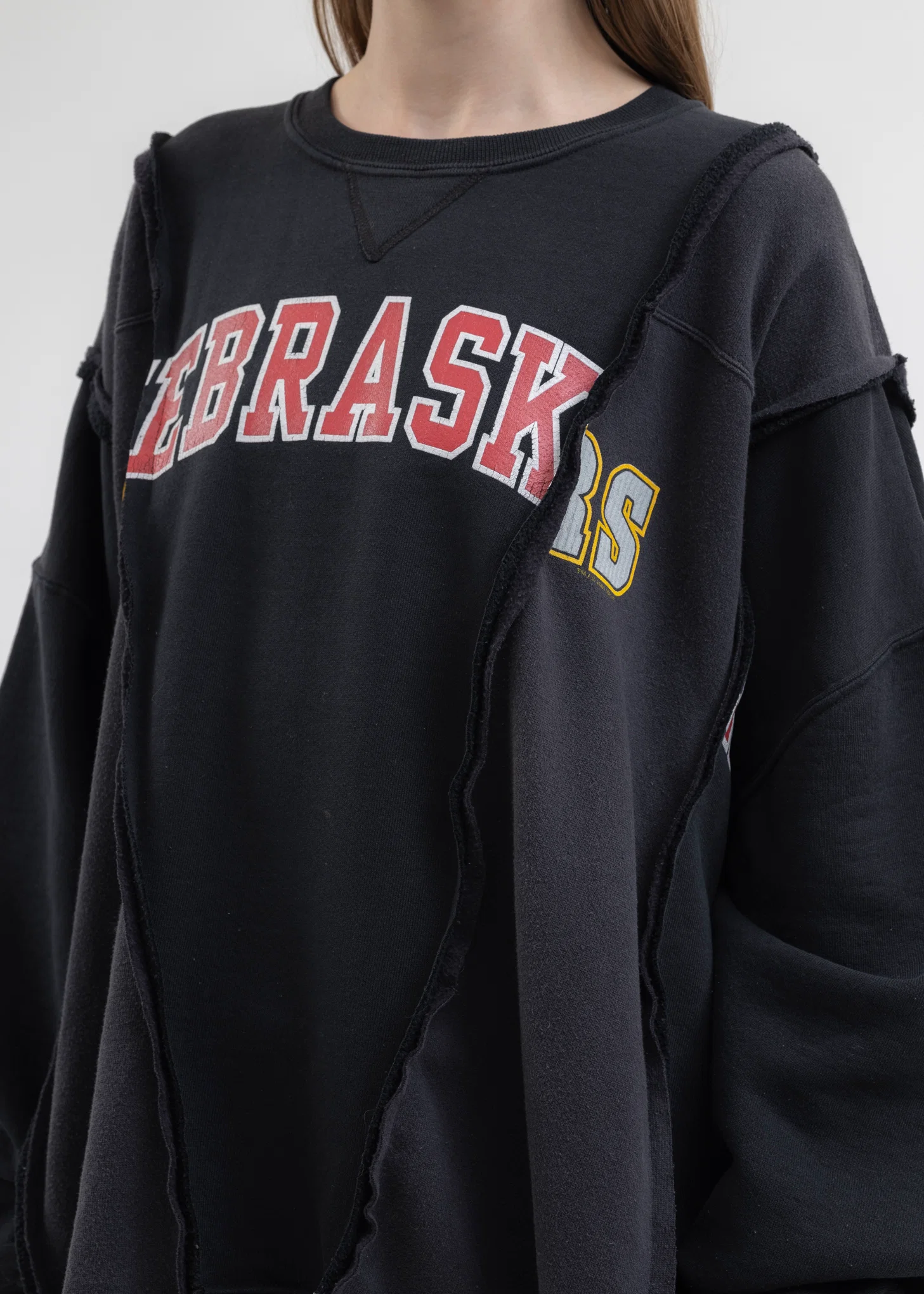 Black Wide College Sweat -Style 2 - Image 4