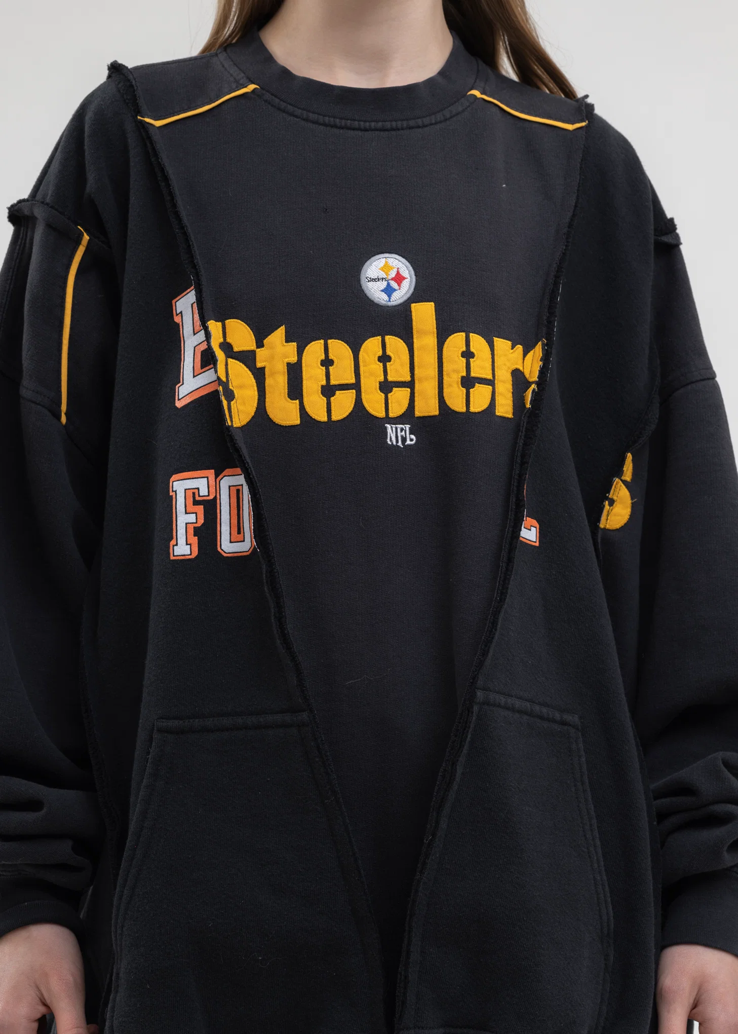 Black Wide College Sweat -Style 3 - Image 4