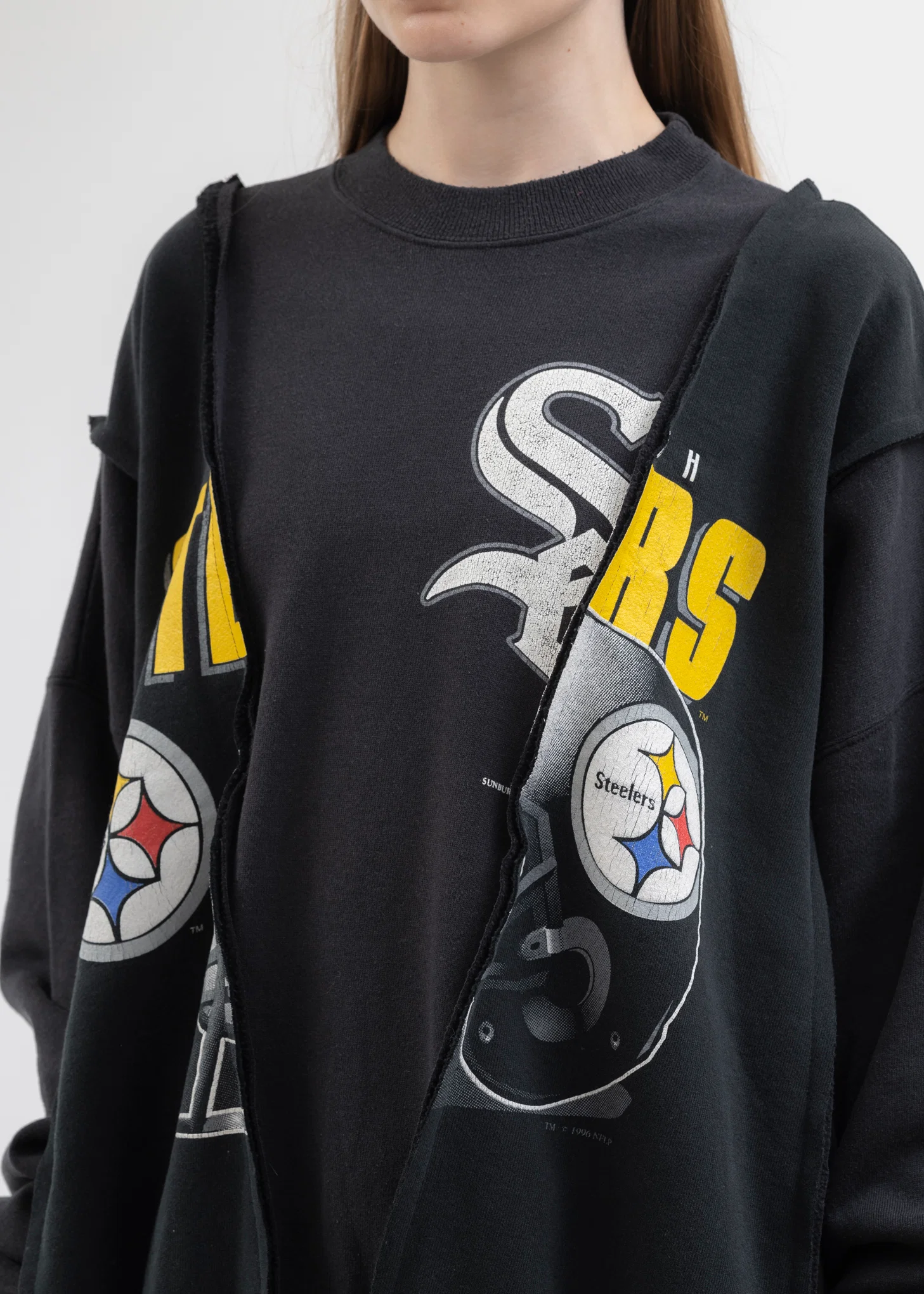 Black Wide College Sweat -Style 4 - Image 4