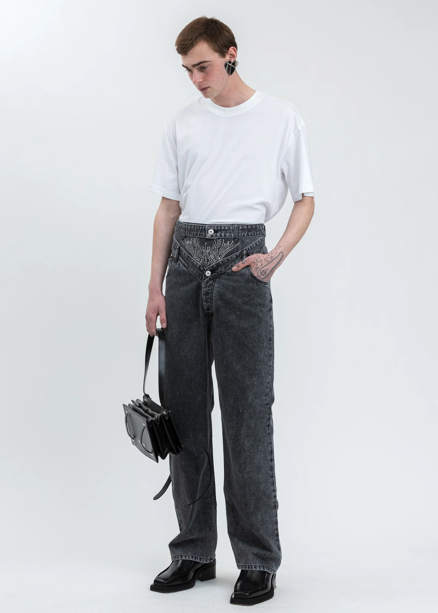 Black Wide Platform Loafers - Image 9