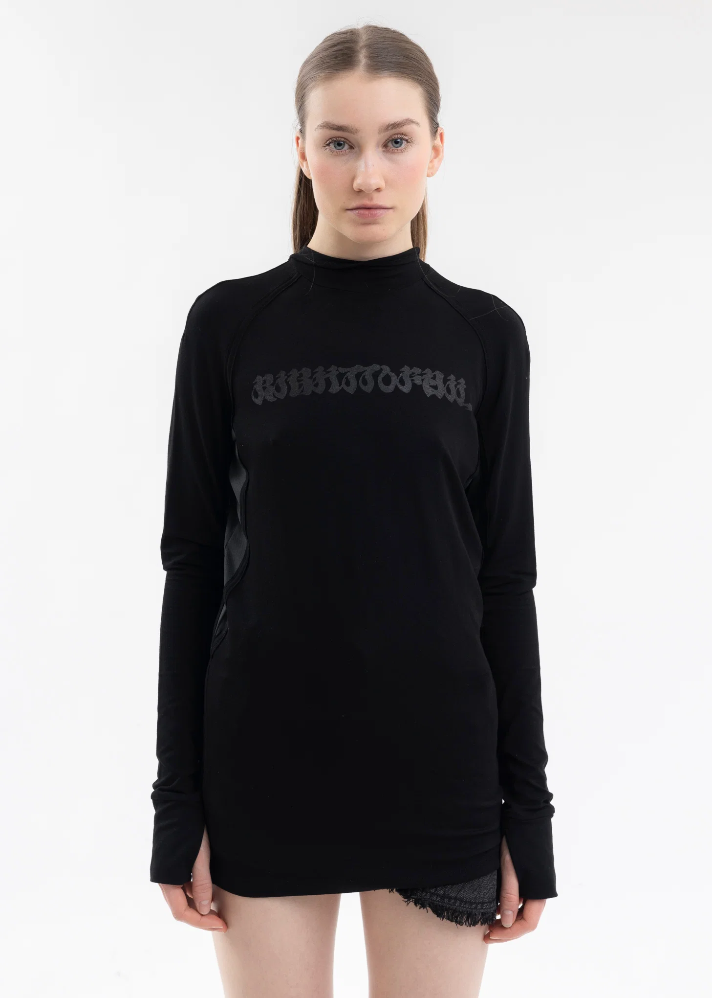 BLACK WING MASK TIGHT TOP - Image 4