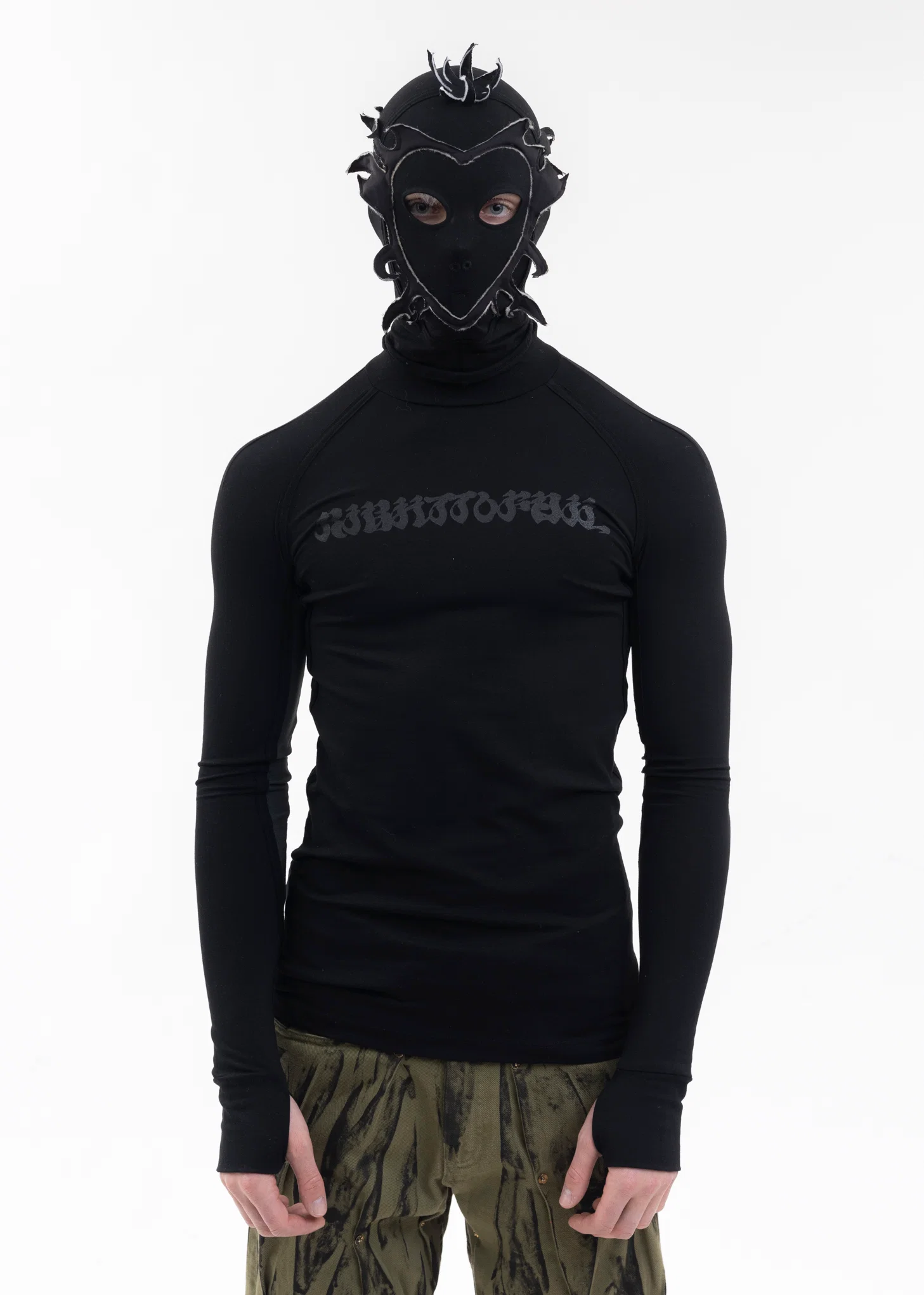 BLACK WING MASK TIGHT TOP