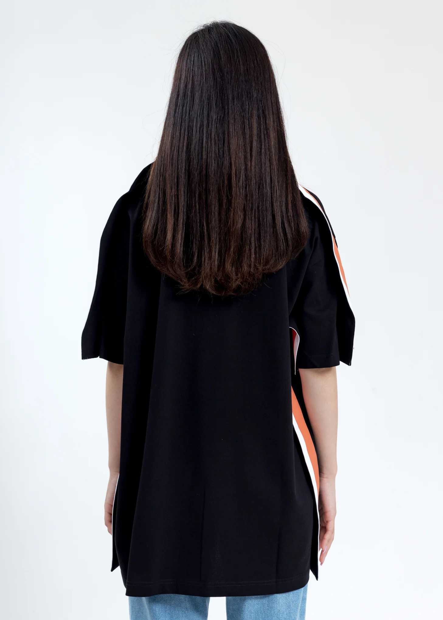 Black Wing Panel T-Shirt - Image 4