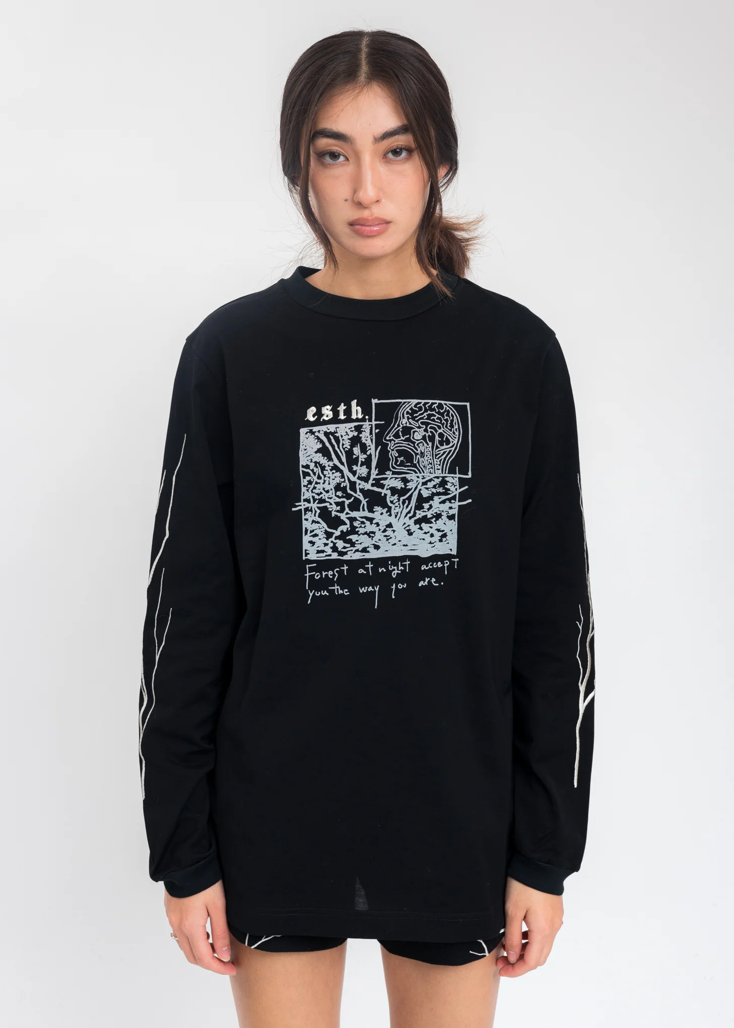 Black Wood Long Sleeves