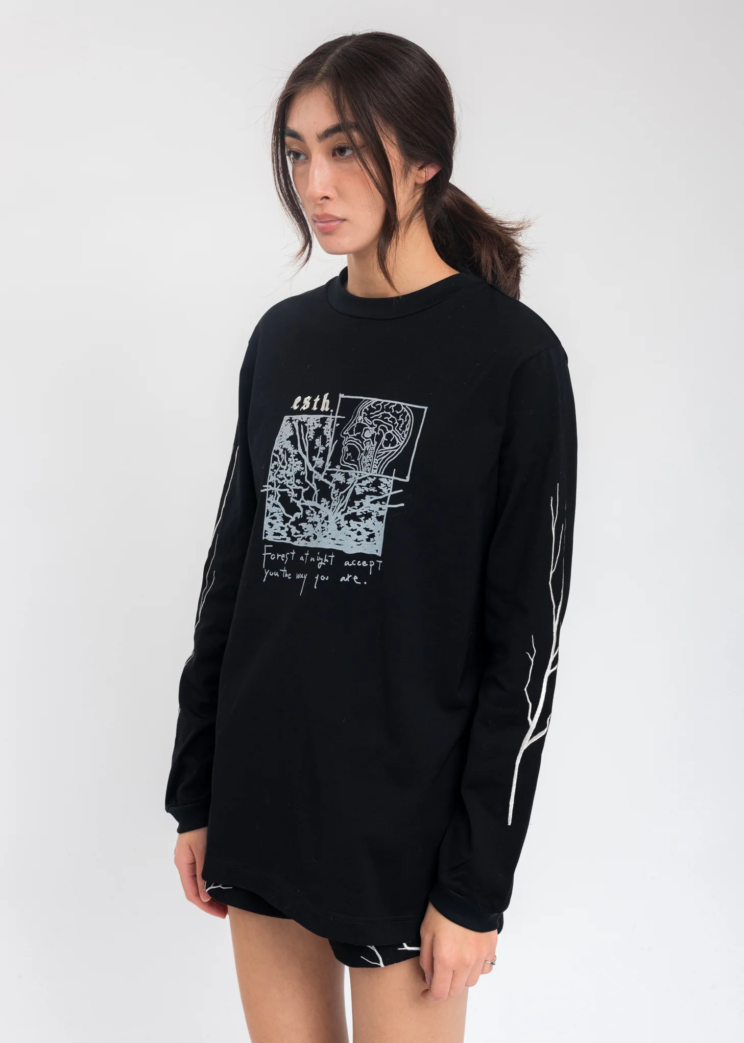 Black Wood Long Sleeves - Image 2