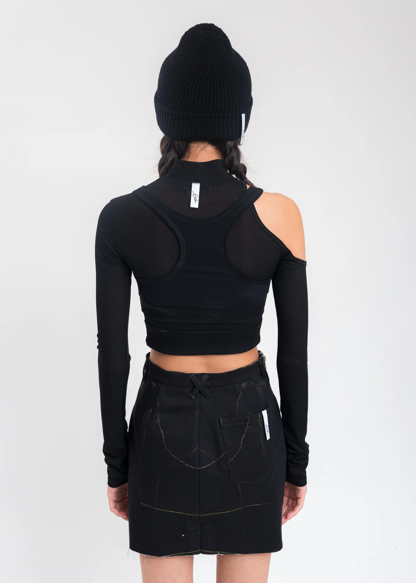 Black Wool Beanie - Image 3