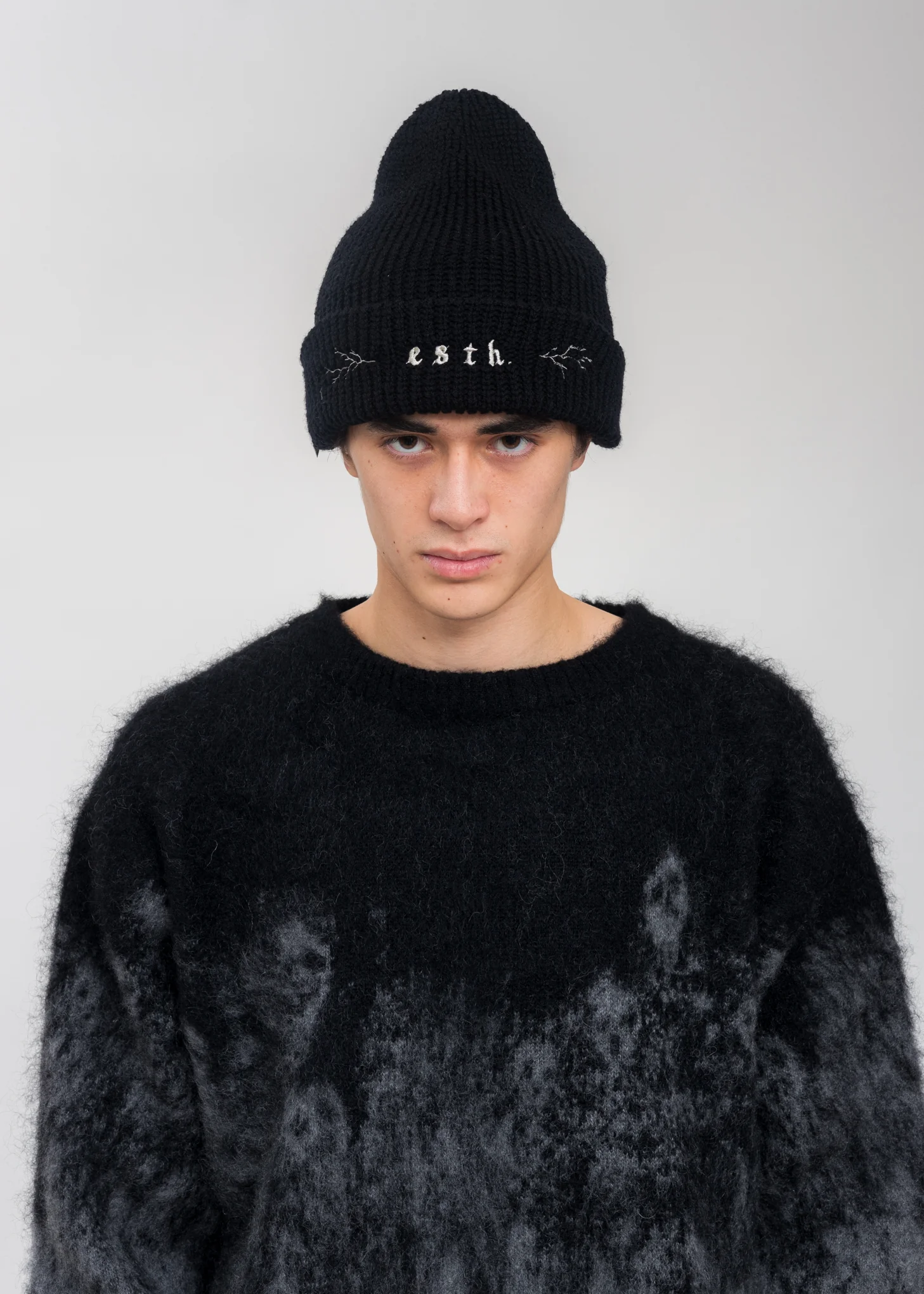 Black Wool Beanie