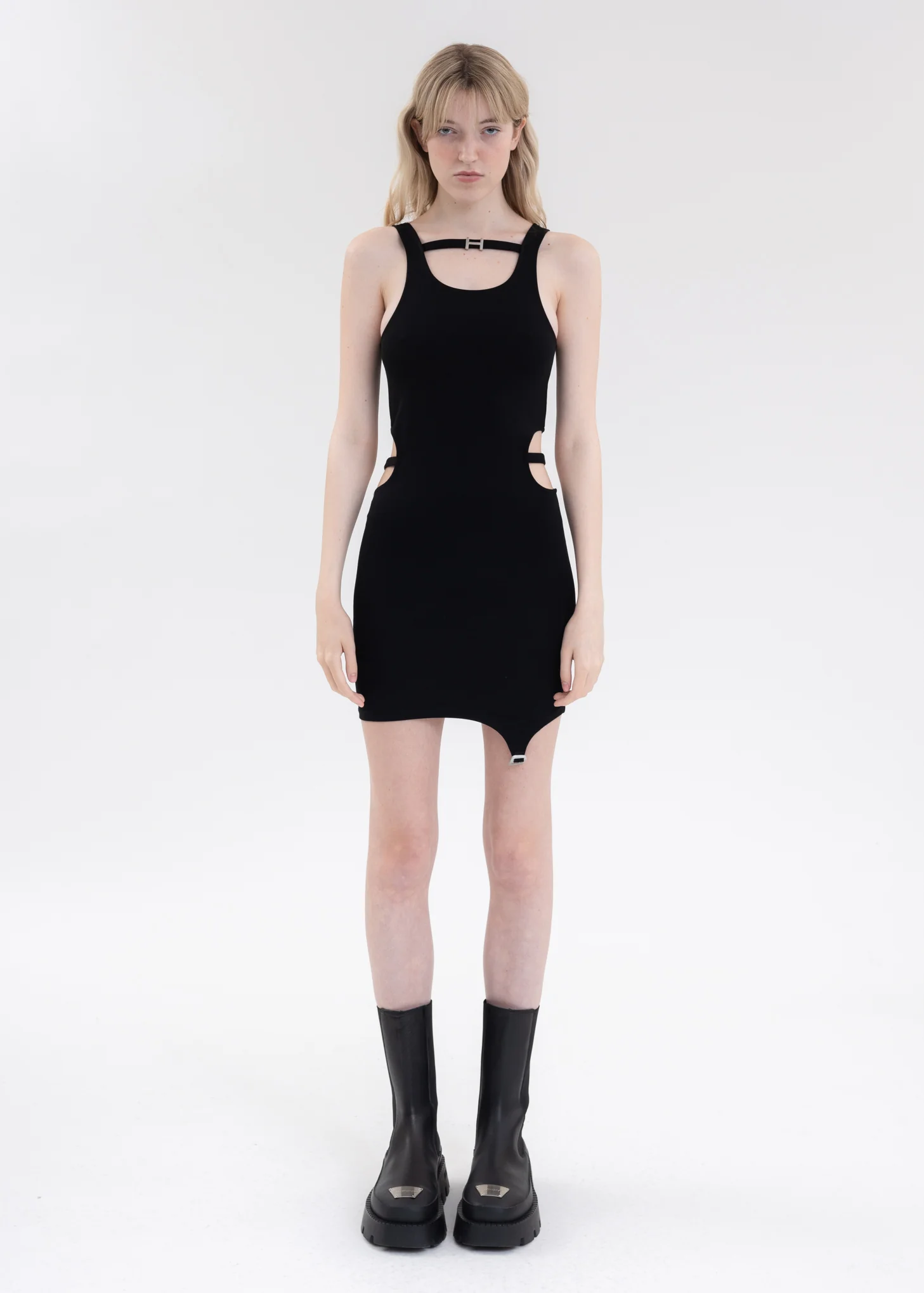 Black XERCES JERSEY DRESS