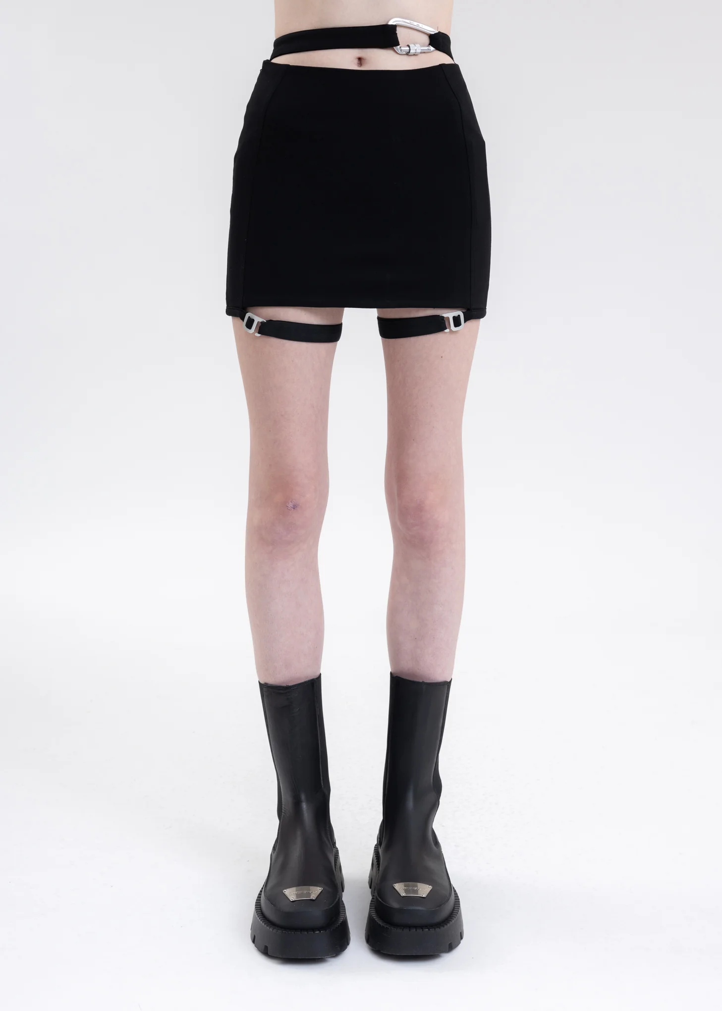 Black XERCES JERSEY SKIRT