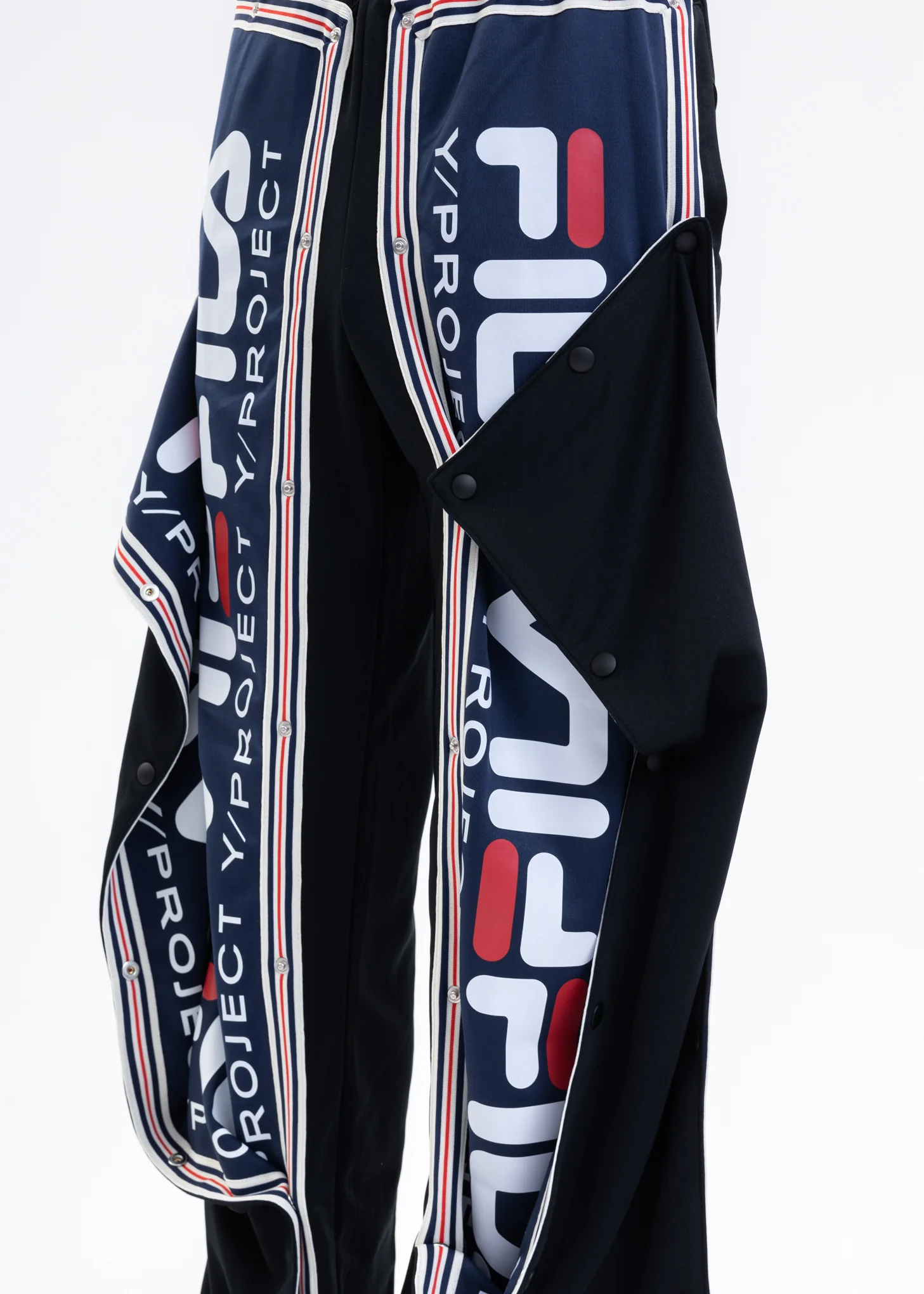 Black Y/PROJECT X FILA PANEL Pants - Image 5
