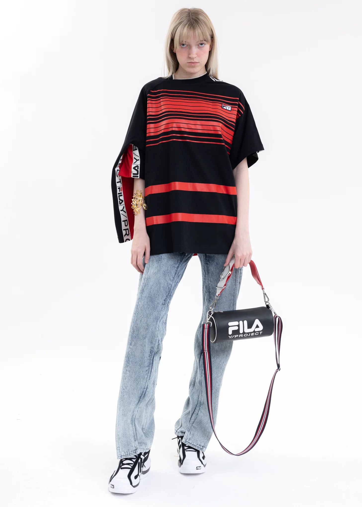 Black Y/PROJECT X FILA Y STRAP Bag - Image 5