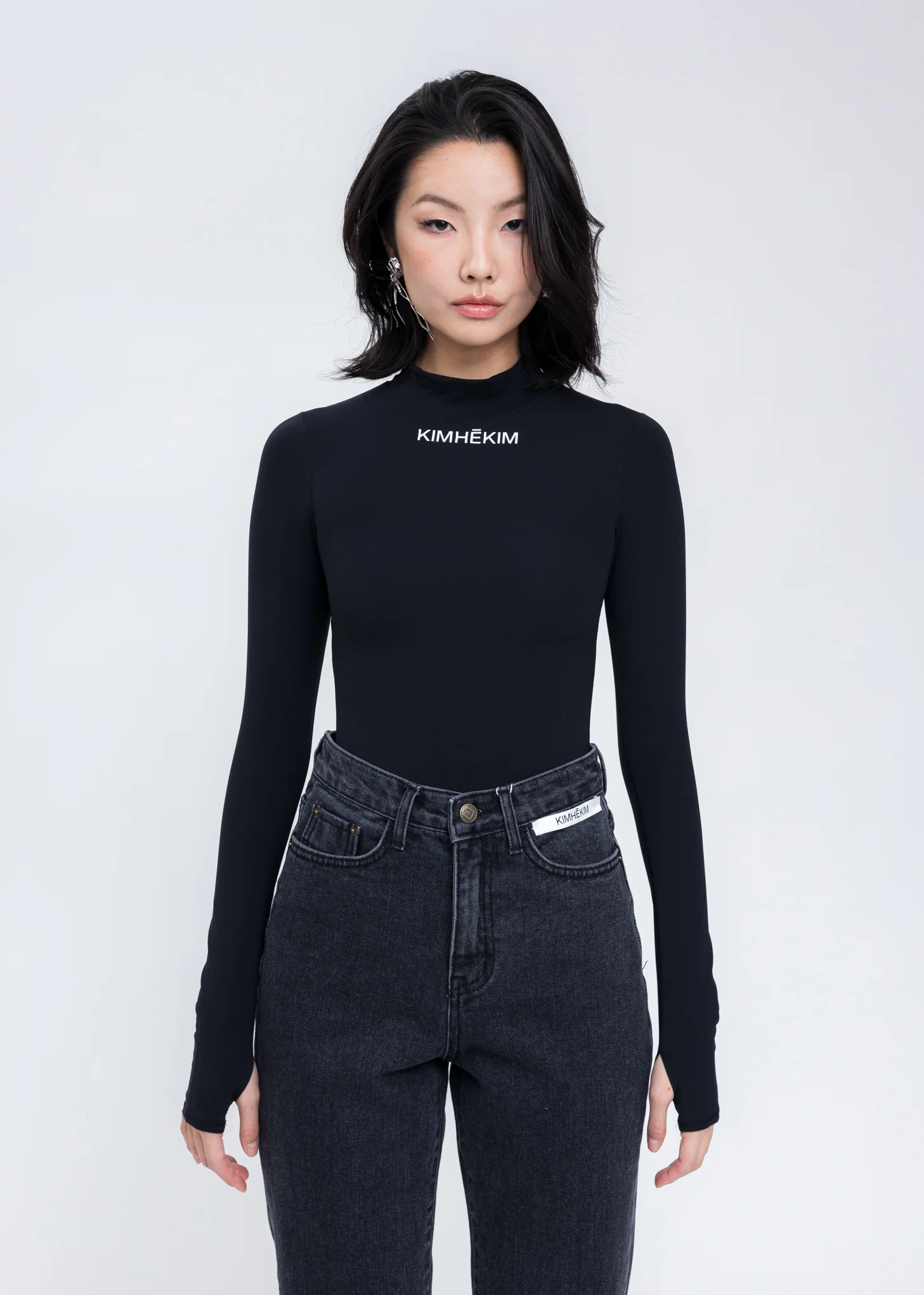 Black Yoga Bodysuit - Image 3