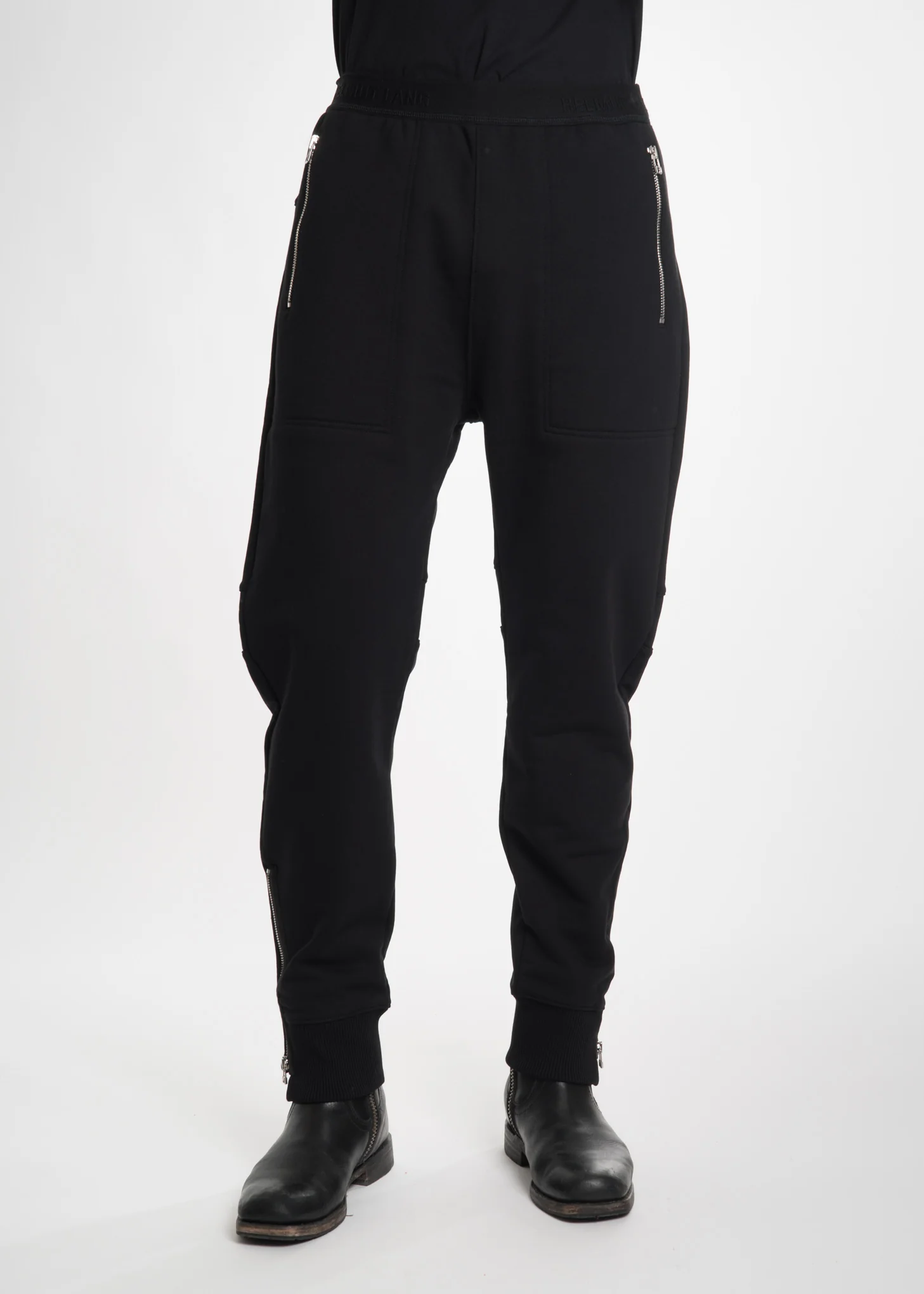 Black Zip Jogger - Image 2
