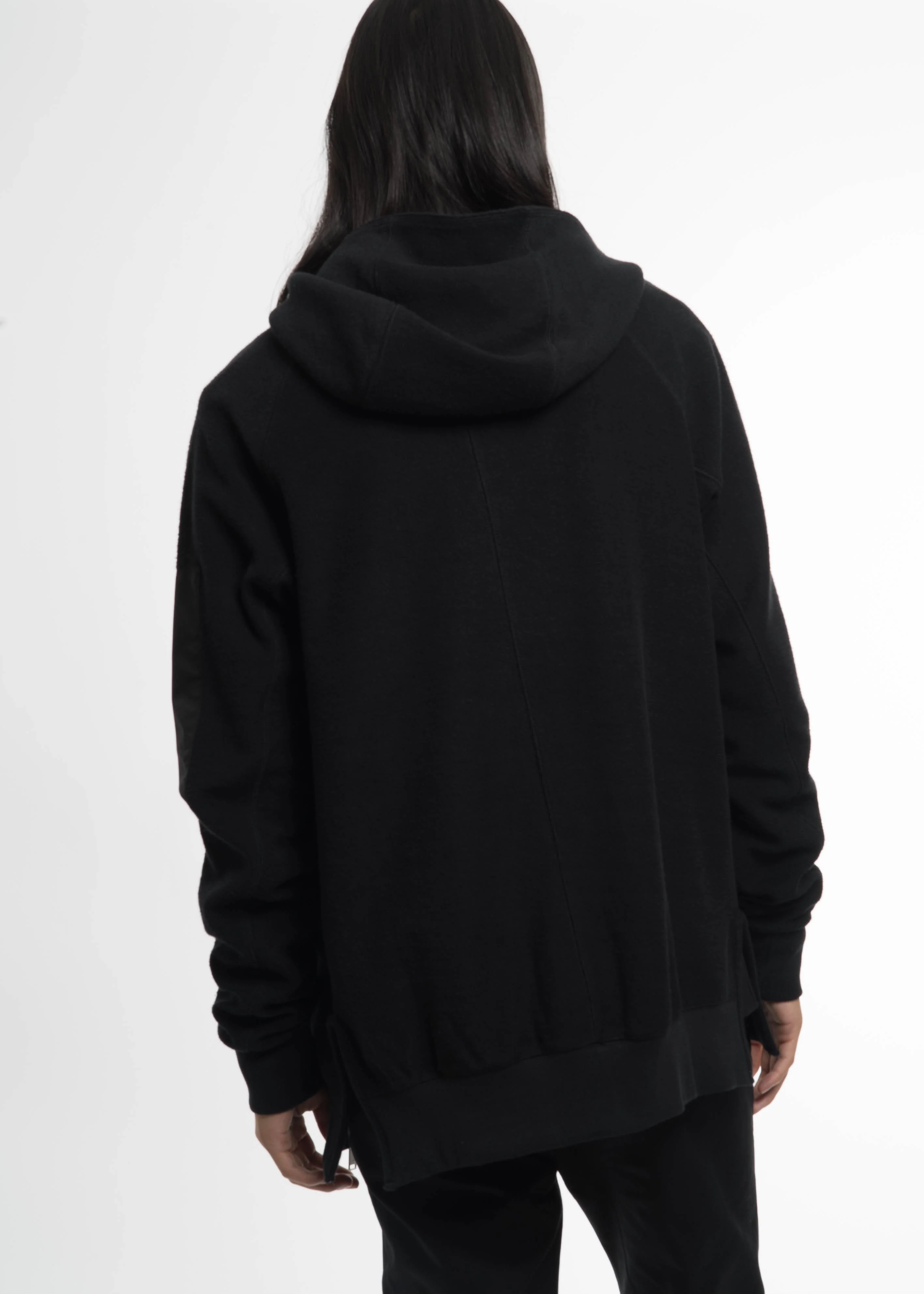 Black Zipper Hoodie - Image 4