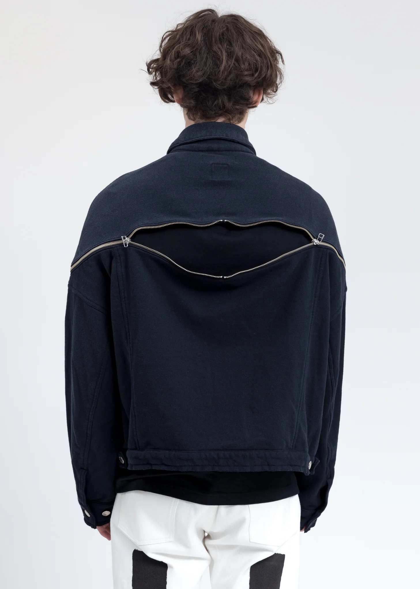 Black Zipper Jacket - Image 4