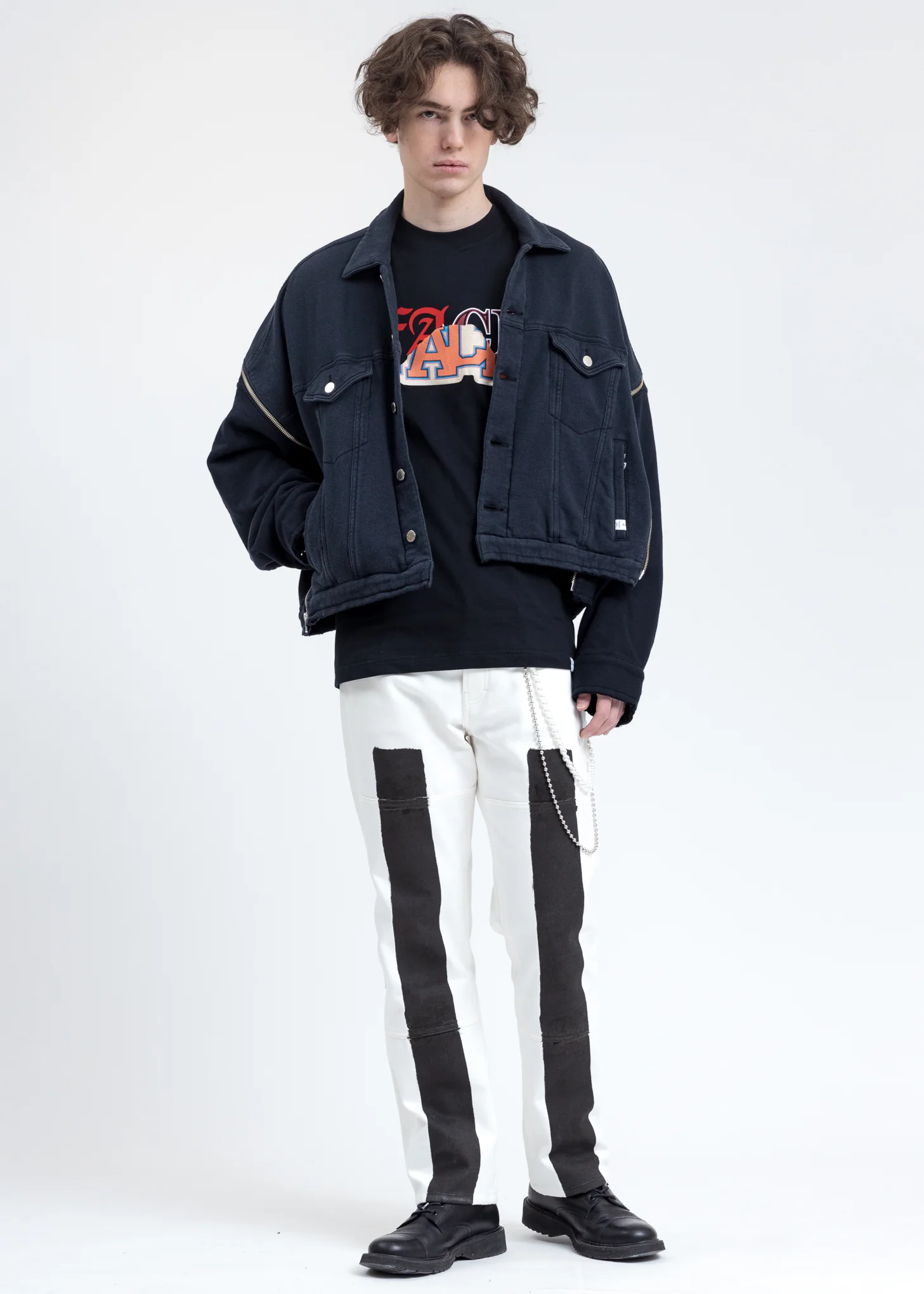 Black Zipper Jacket - Image 7
