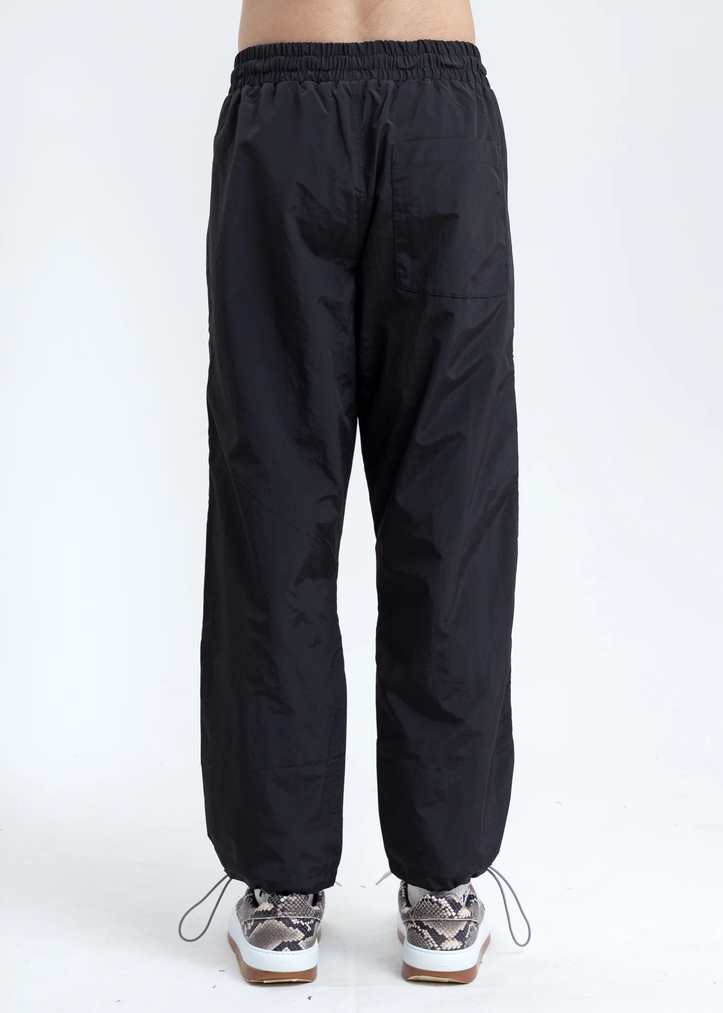 Black Zippered Sweatpants - Image 4