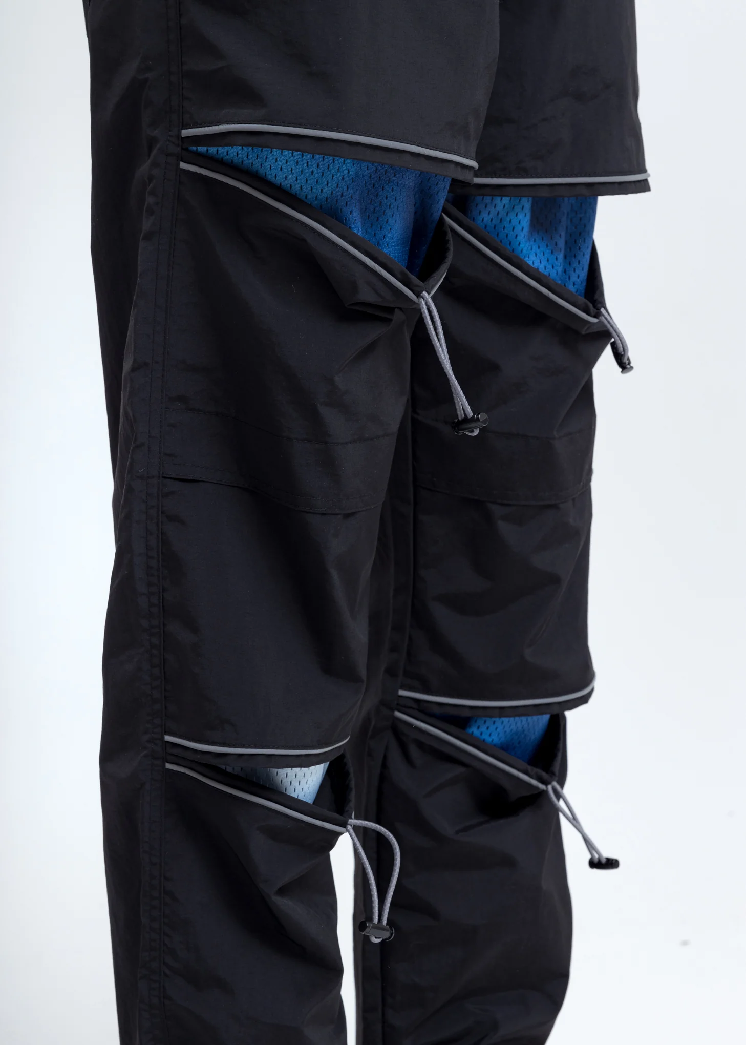 Black Zippered Sweatpants - Image 5