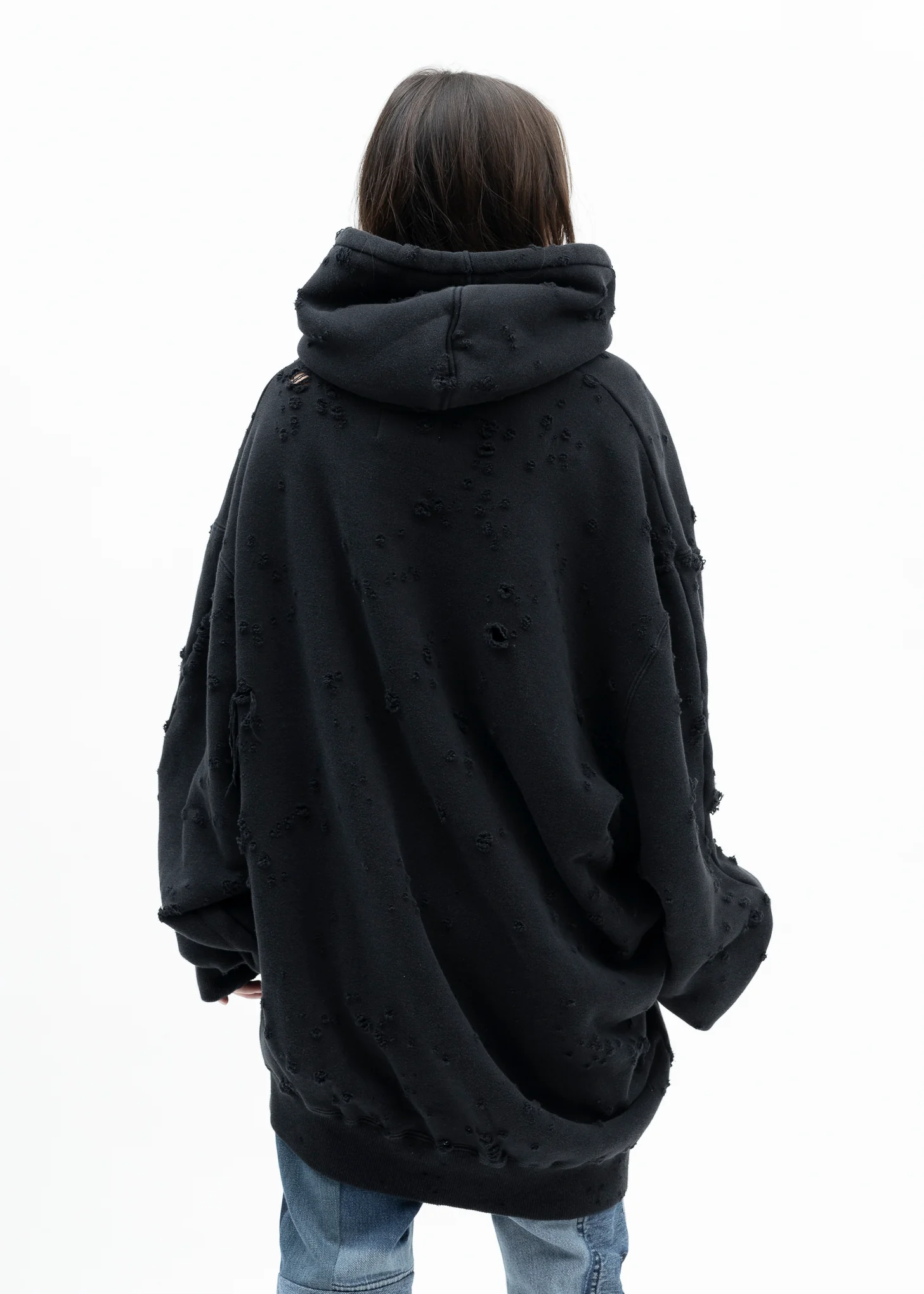 BLACK ZOMBIE SILHOUETTE HOODIE - Image 2